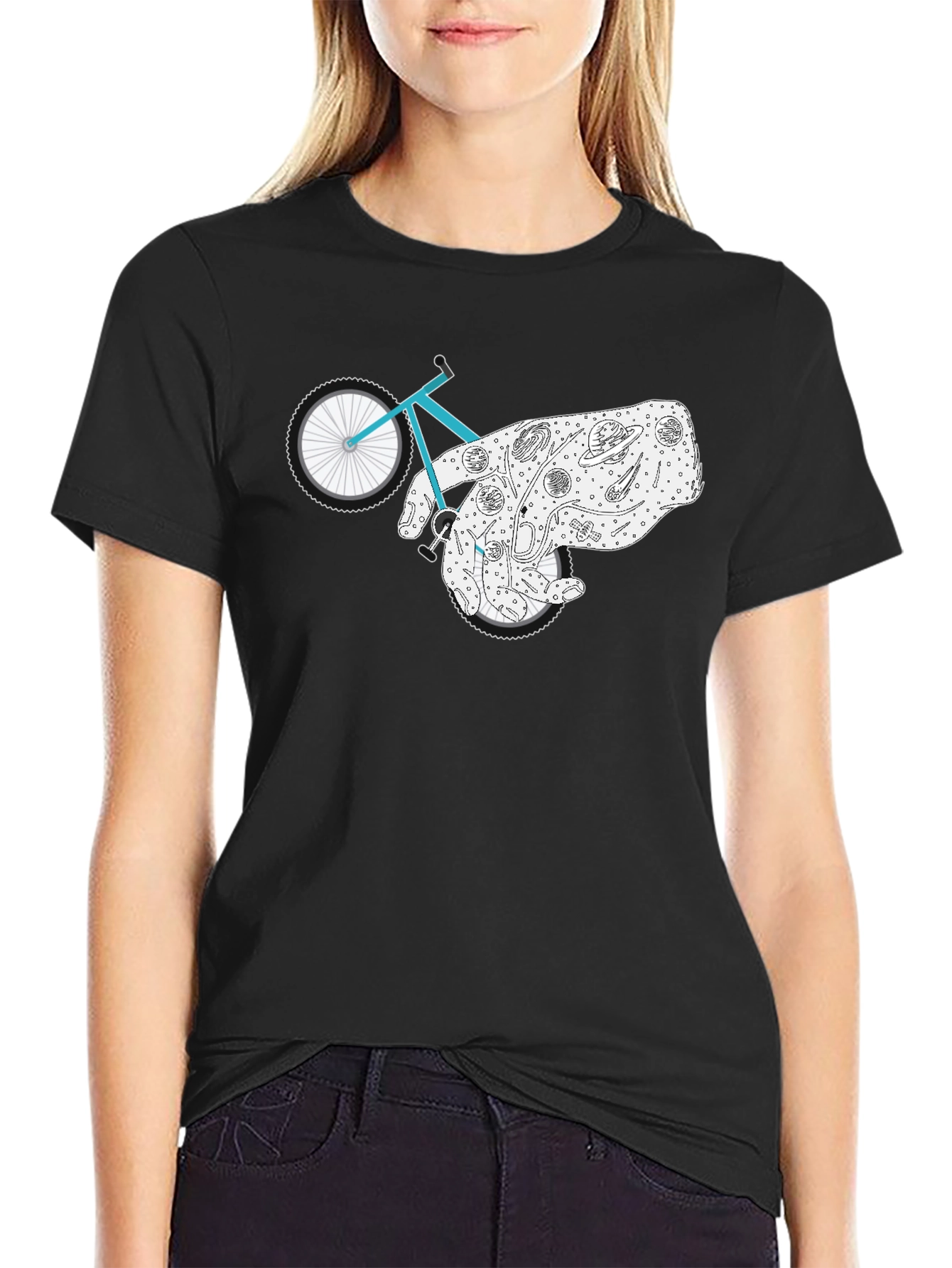 Cosmic Ride Graphic Tee - Black
