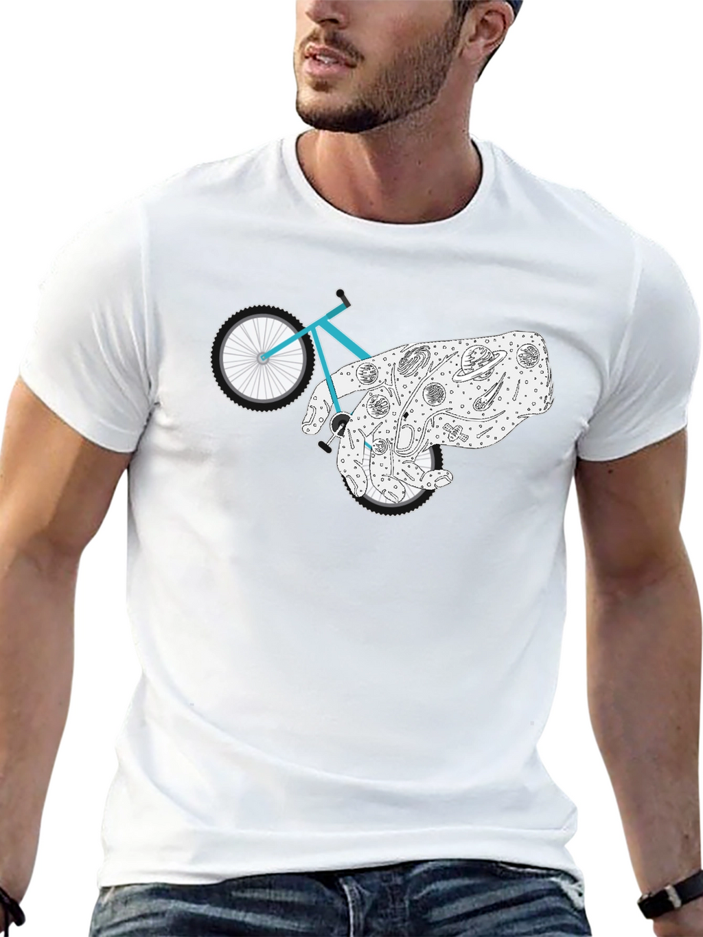 Cosmic Ride Graphic Tee - Black