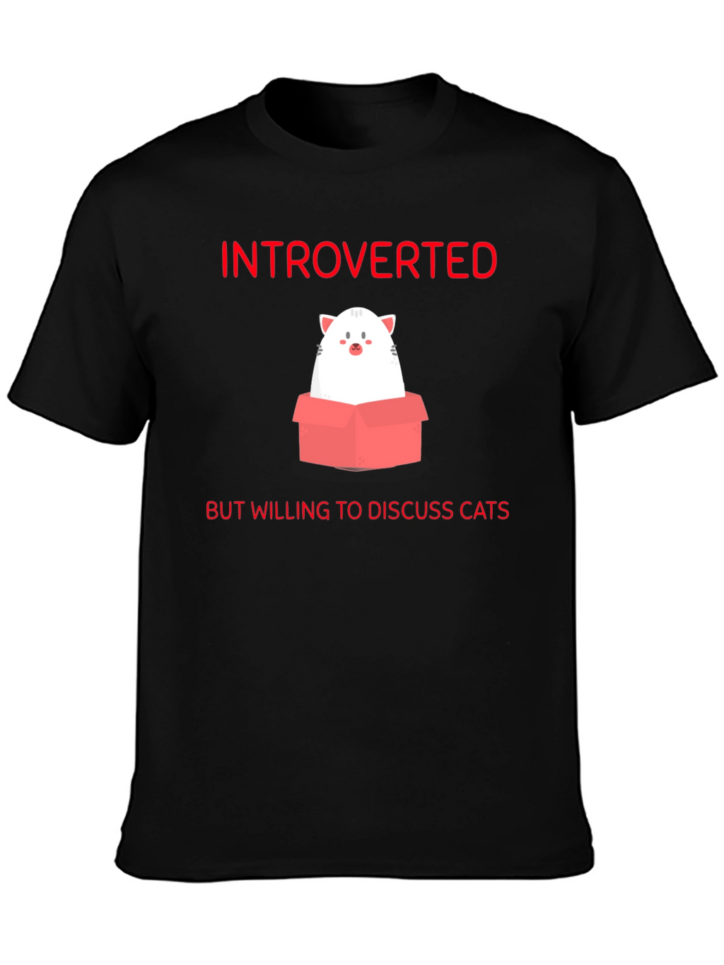 Introverted Cat Lover T-Shirt