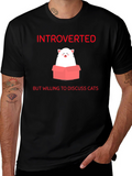Introverted Cat Lover T-Shirt