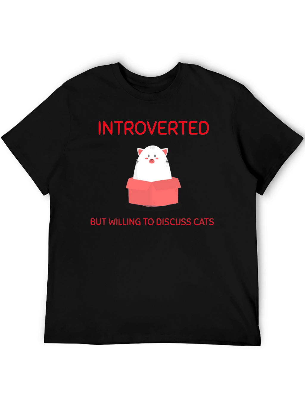 Introverted Cat Lover T-Shirt