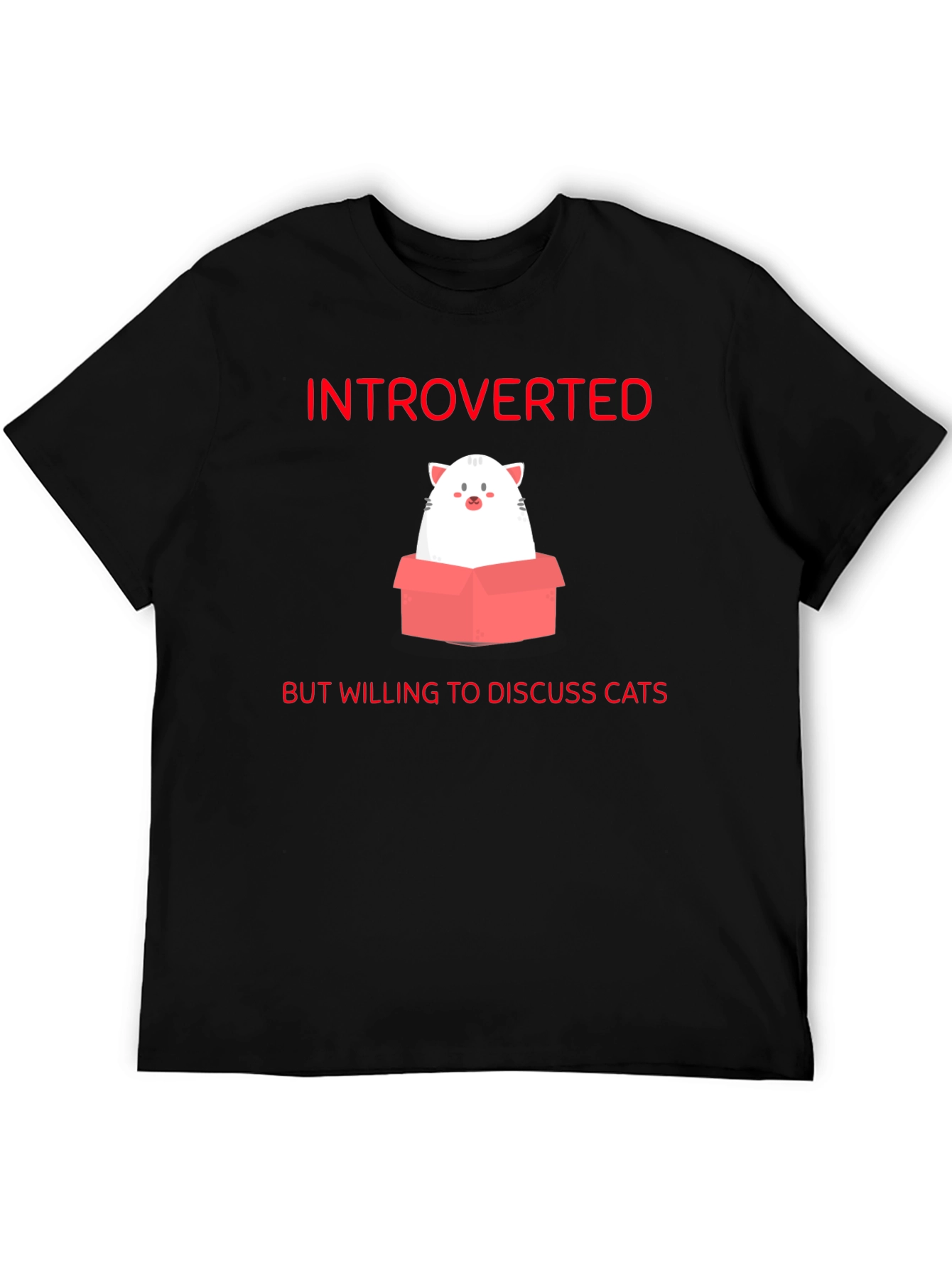 Introverted Cat Lover T-Shirt