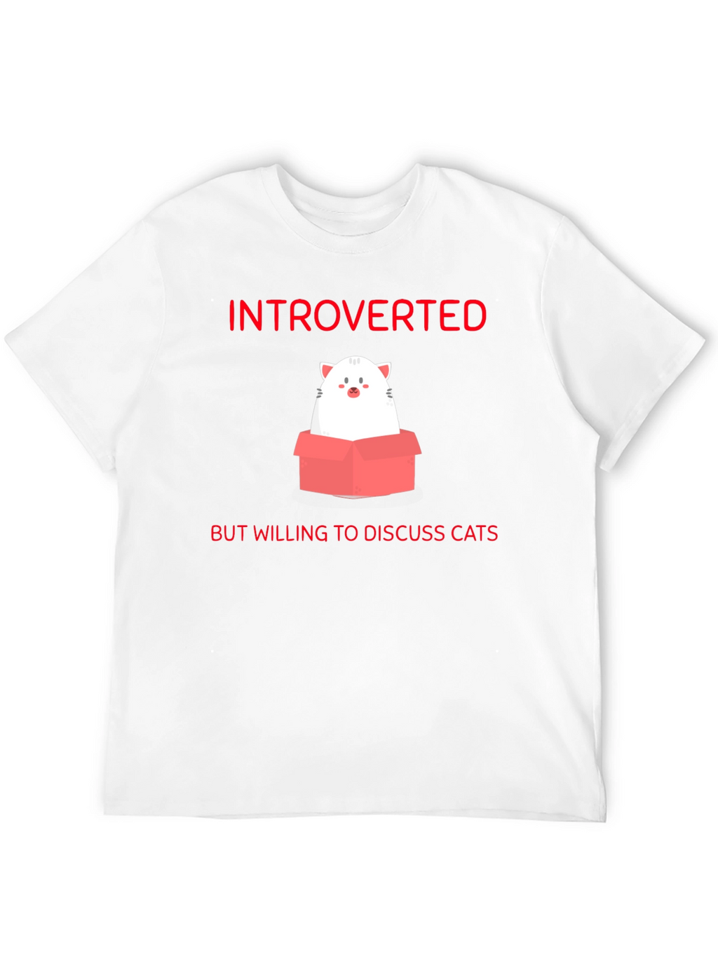 Introverted Cat Lover T-Shirt