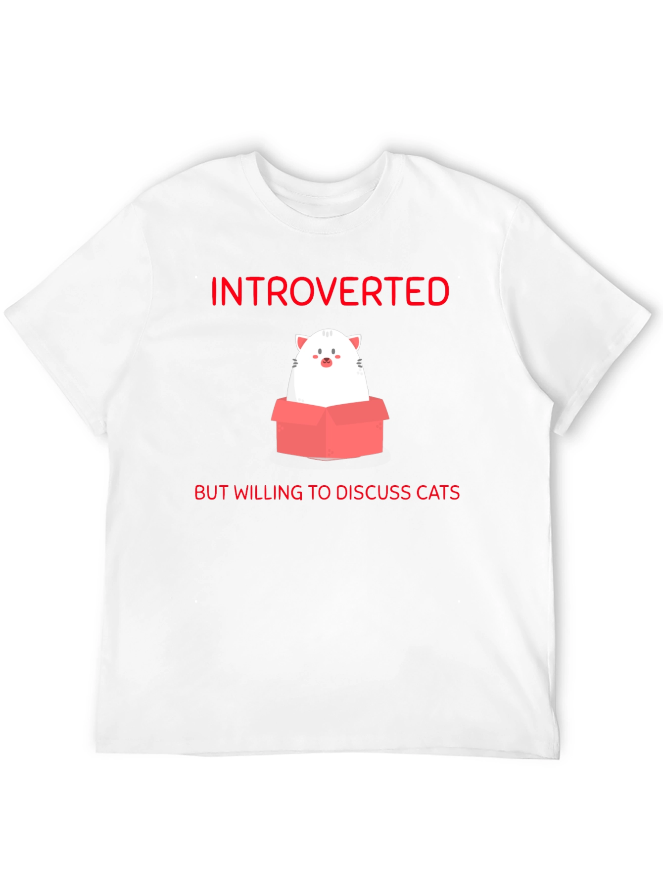 Introverted Cat Lover T-Shirt