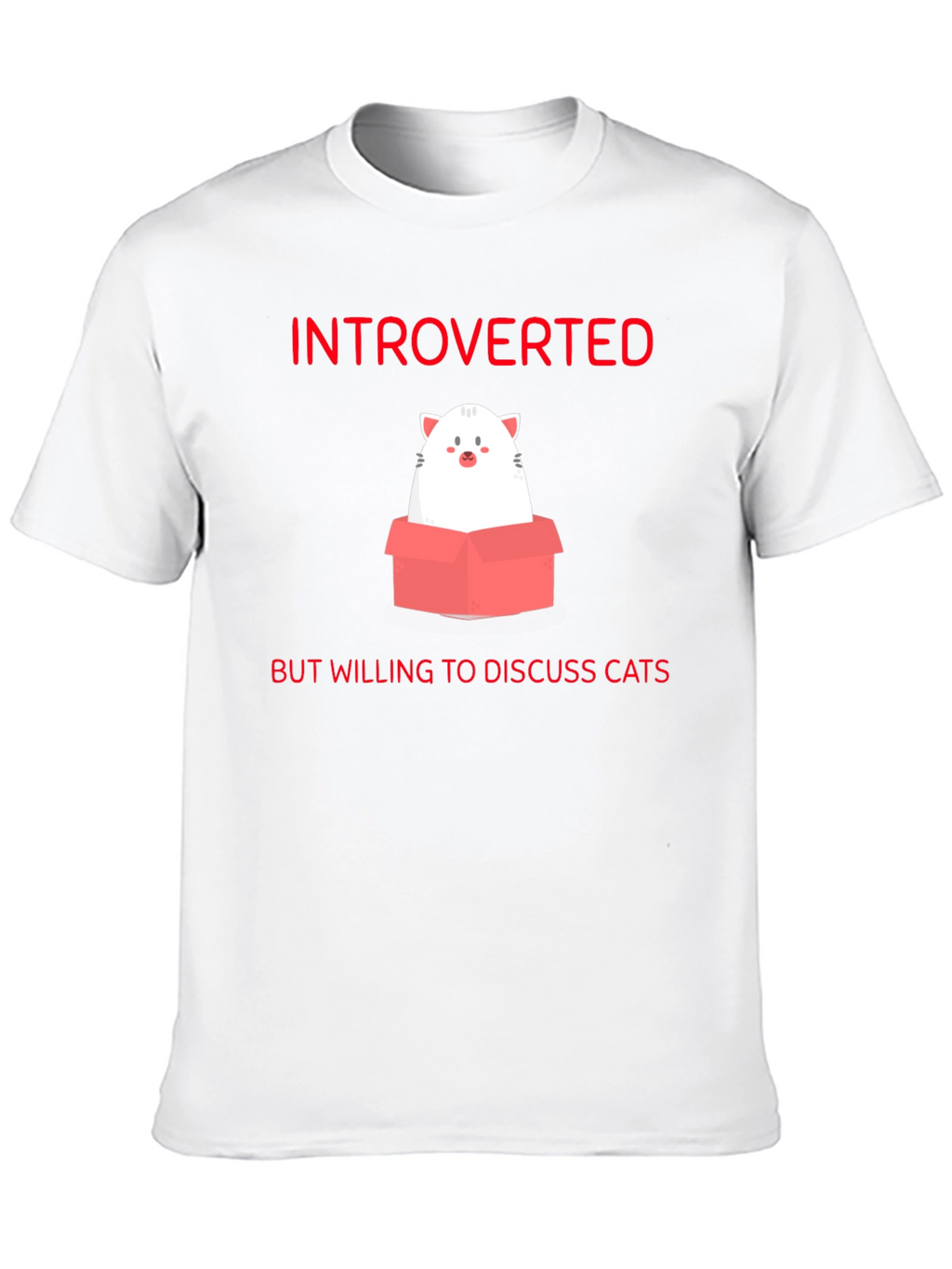 Introverted Cat Lover T-Shirt