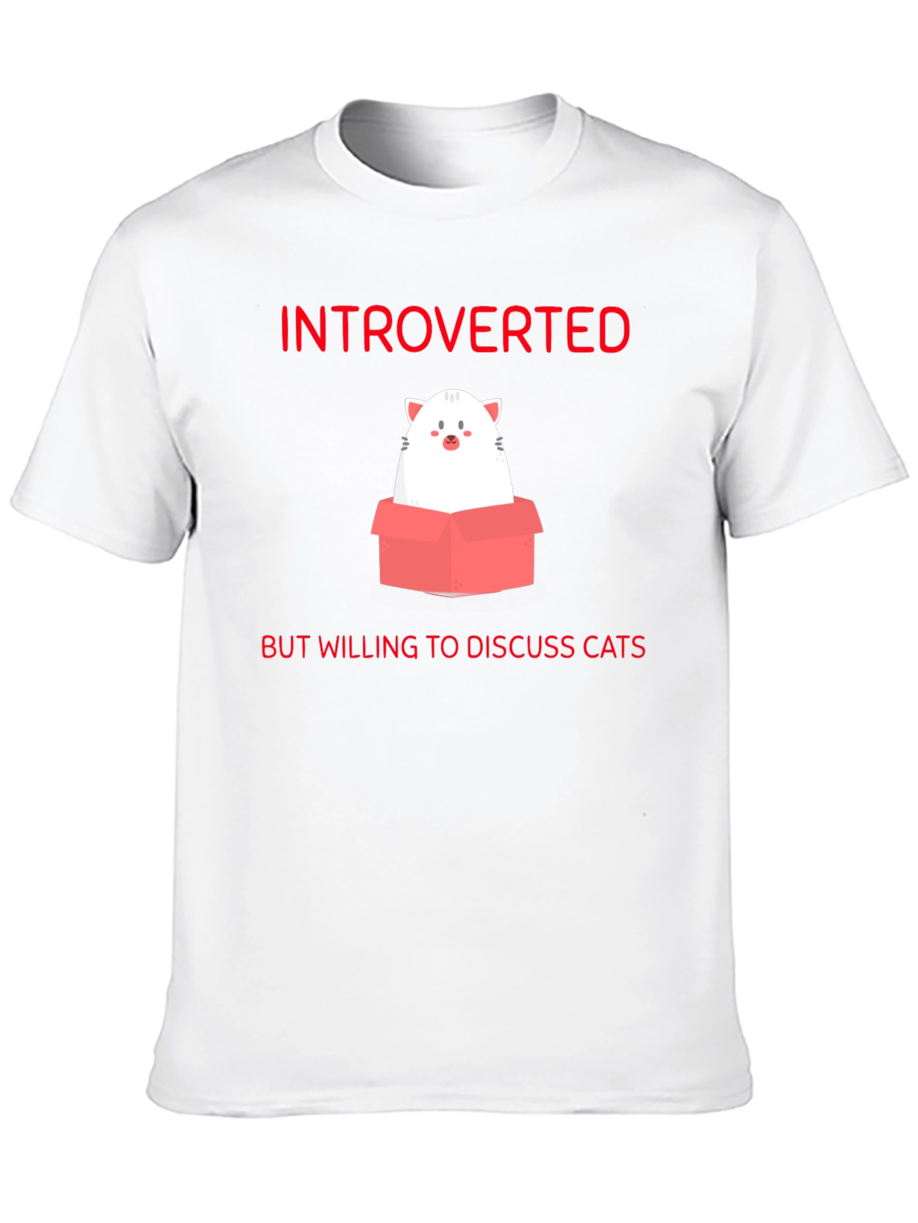 Introverted Cat Lover T-Shirt