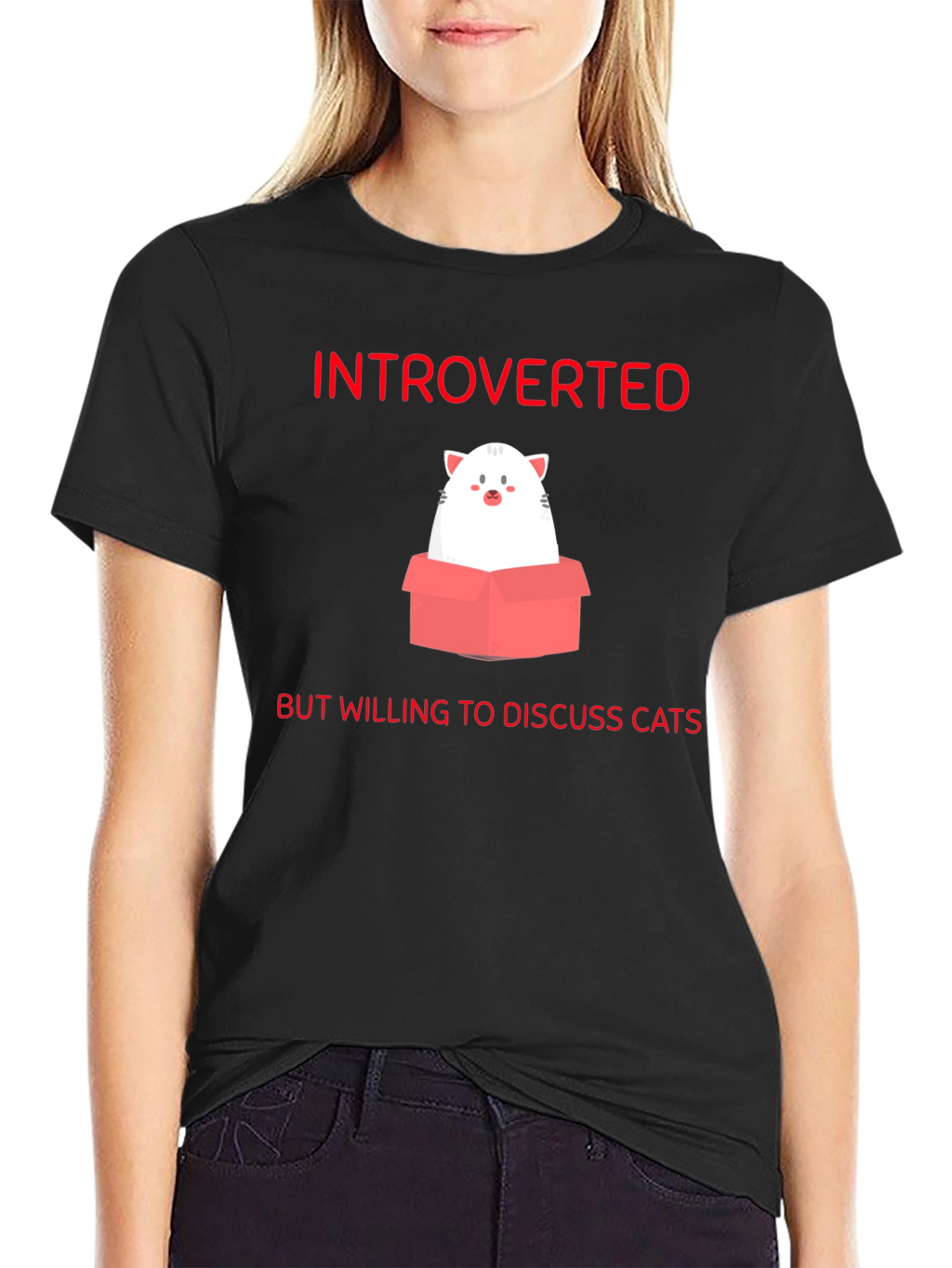 Introverted Cat Lover T-Shirt