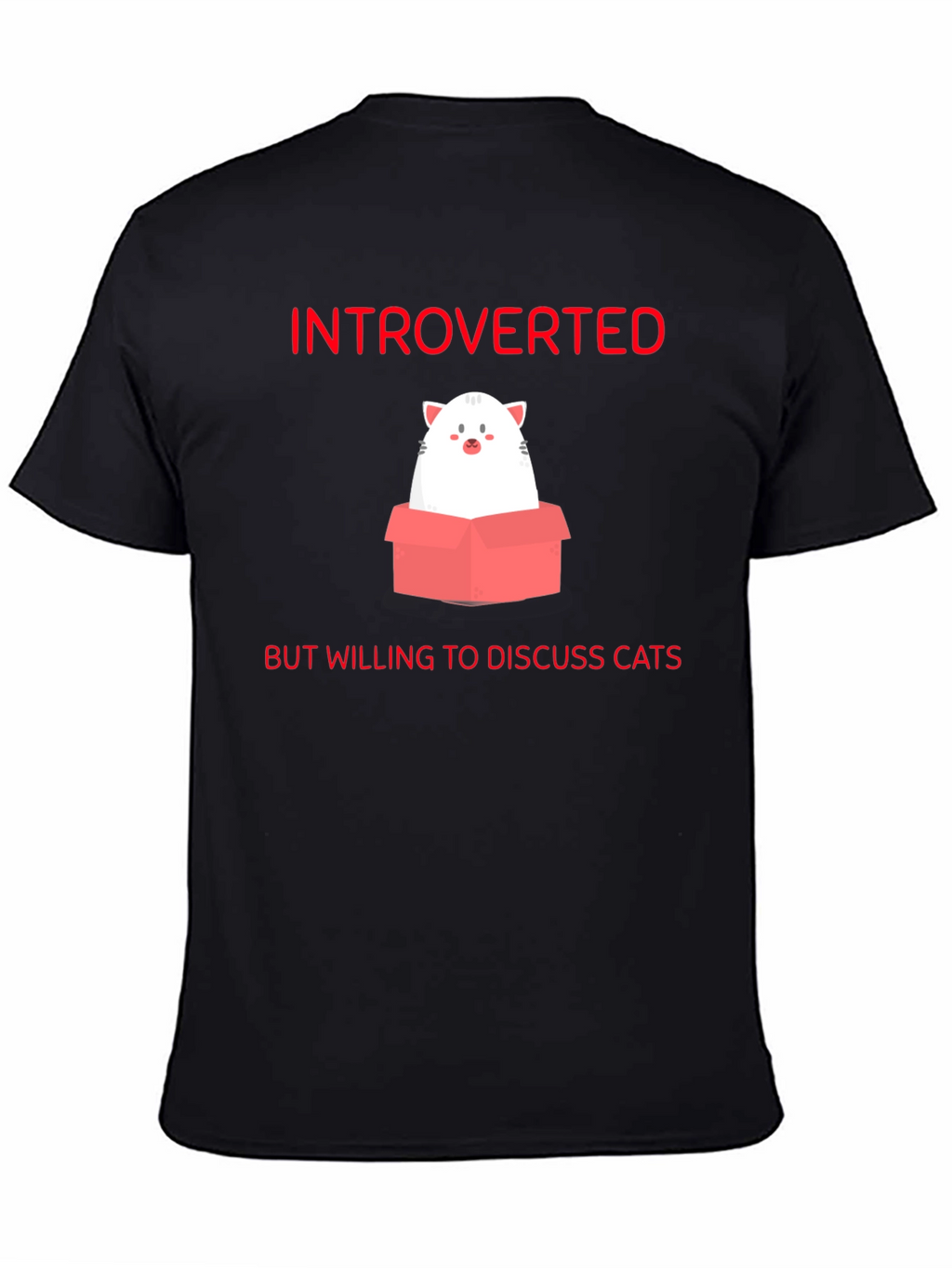 Introverted Cat Lover T-Shirt