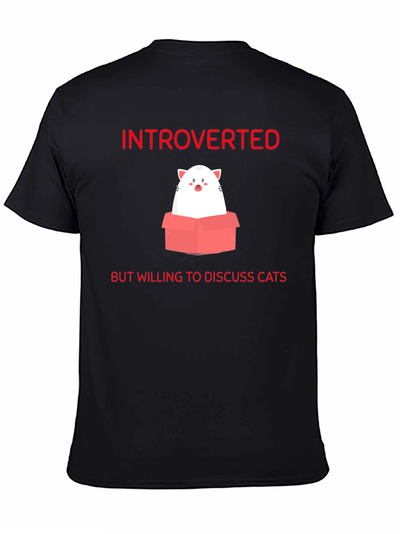 Introverted Cat Lover T-Shirt