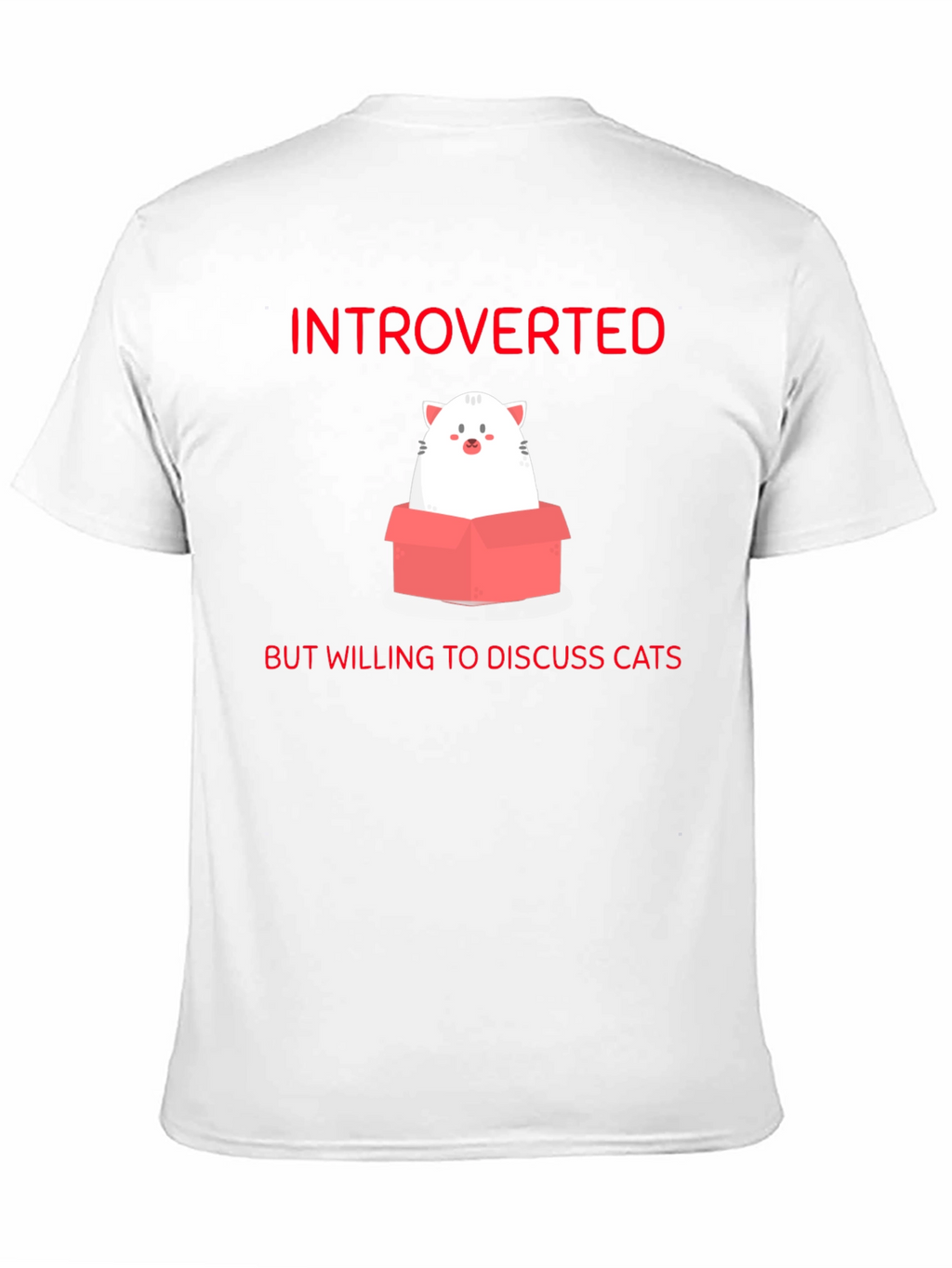 Introverted Cat Lover T-Shirt