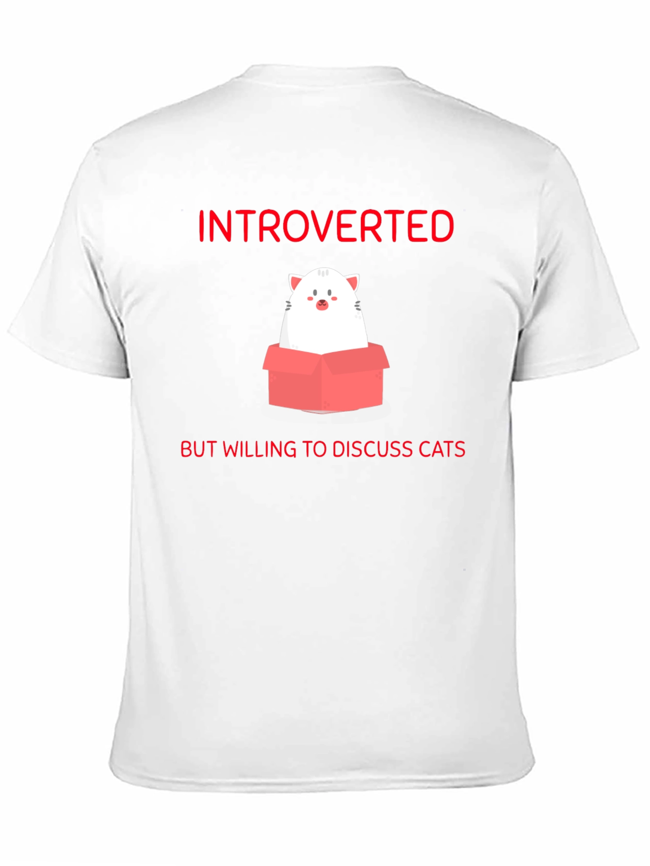 Introverted Cat Lover T-Shirt