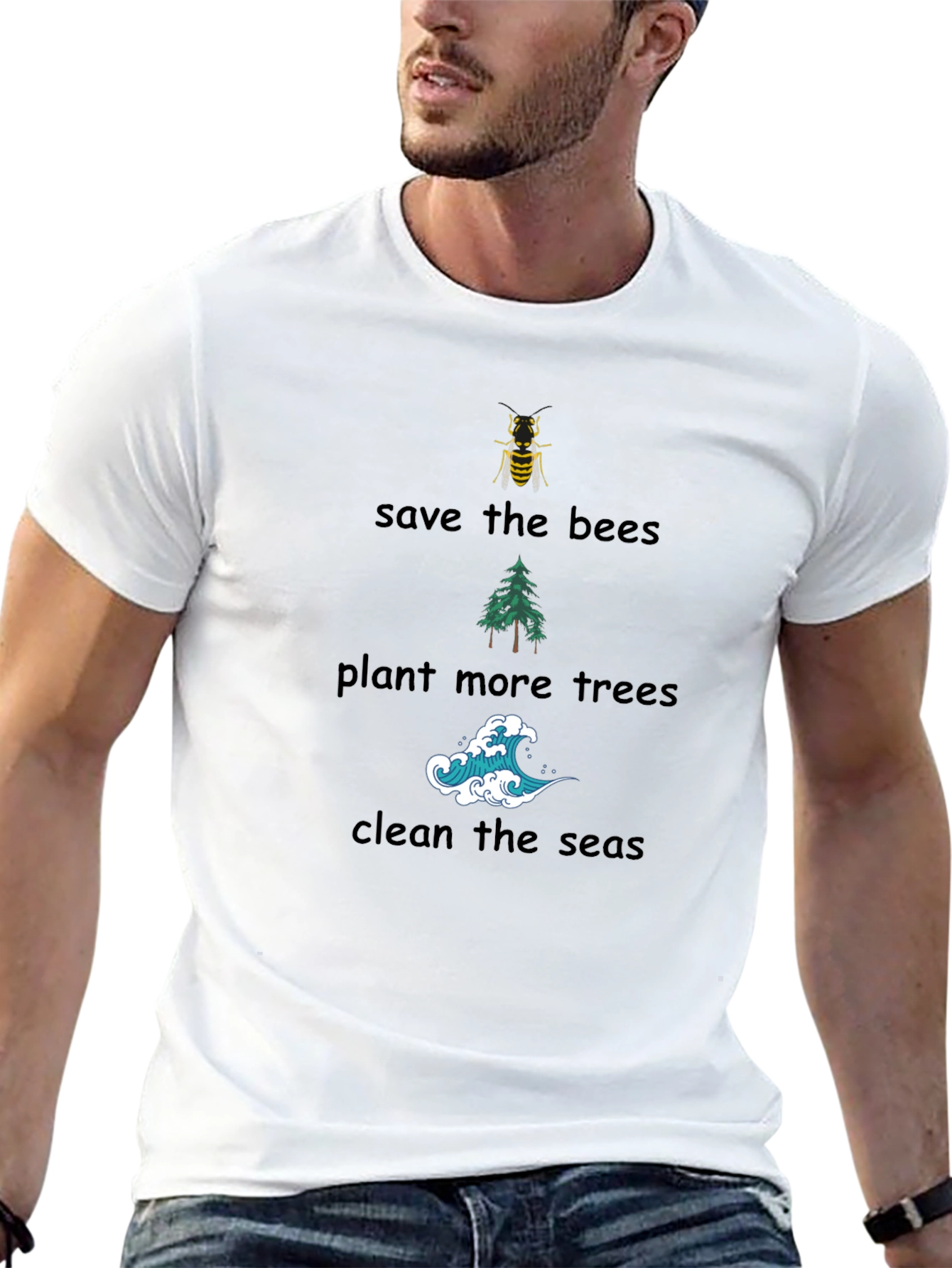Save The Bees Graphic T-Shirt