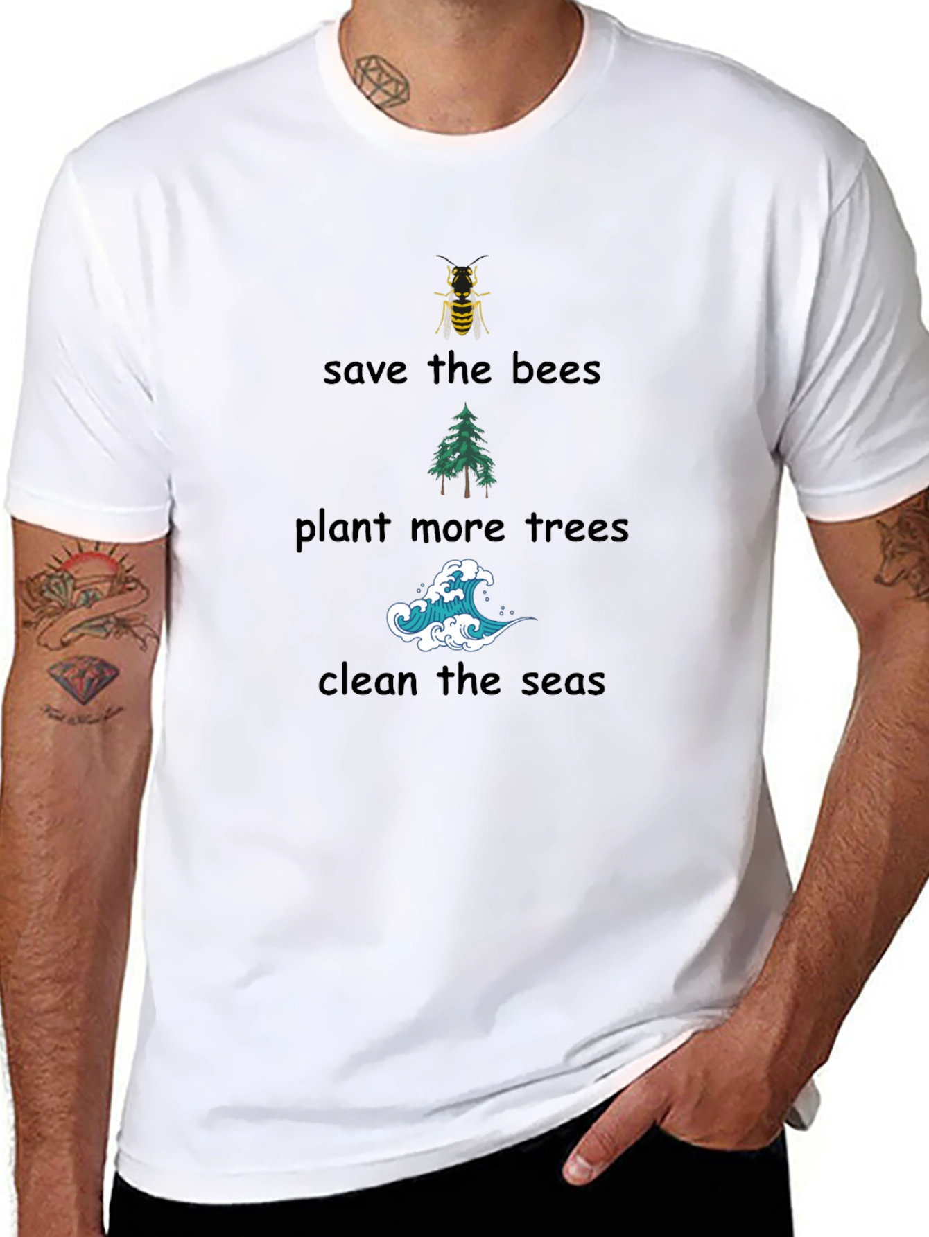Save The Bees Graphic T-Shirt