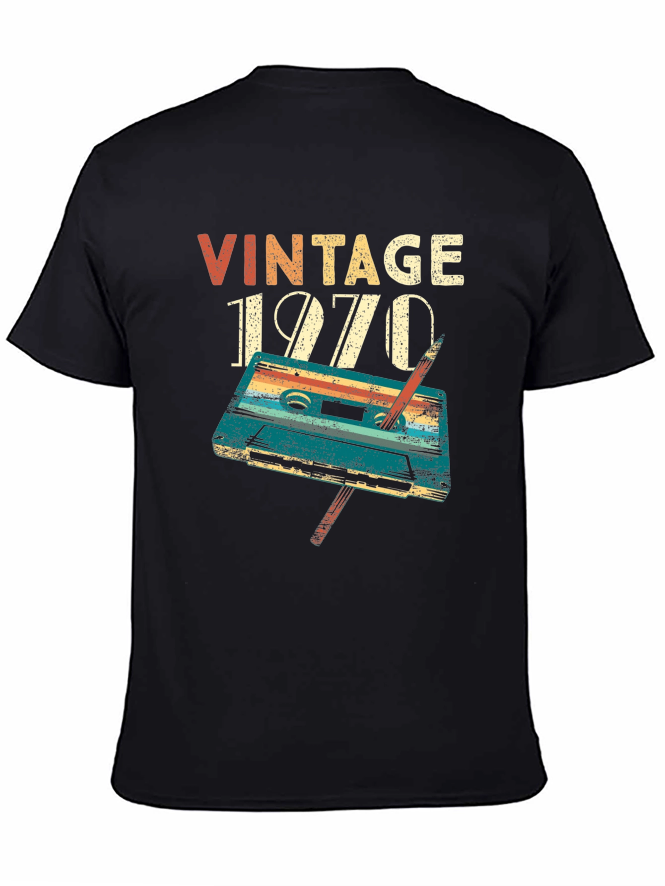 Vintage 1970 Cassette Tape T-Shirt