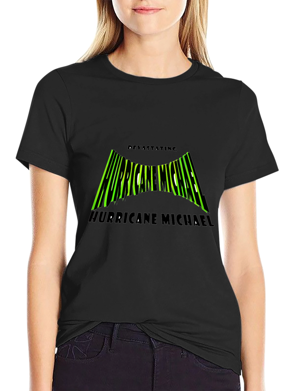 Hurricane Michael Tee - Black Graphic T-Shirt