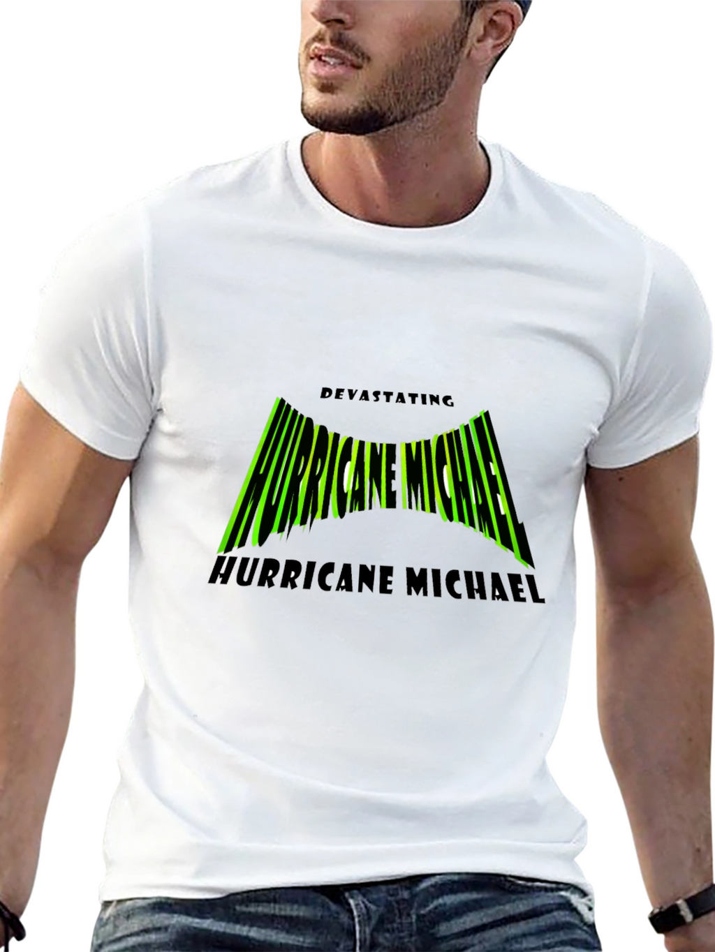 Hurricane Michael Tee - Black Graphic T-Shirt