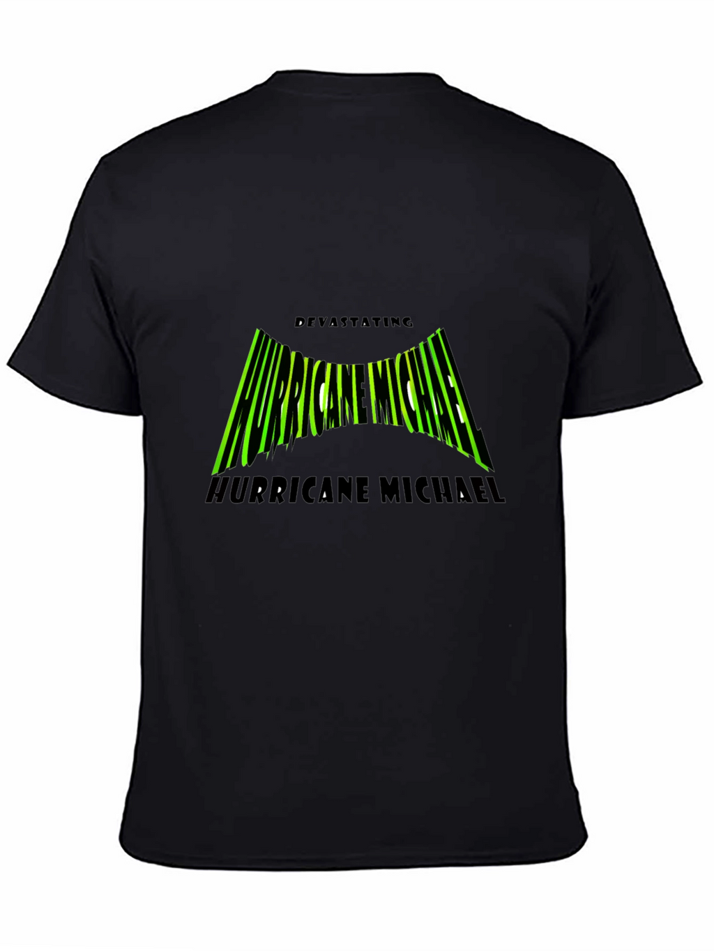 Hurricane Michael Tee - Black Graphic T-Shirt