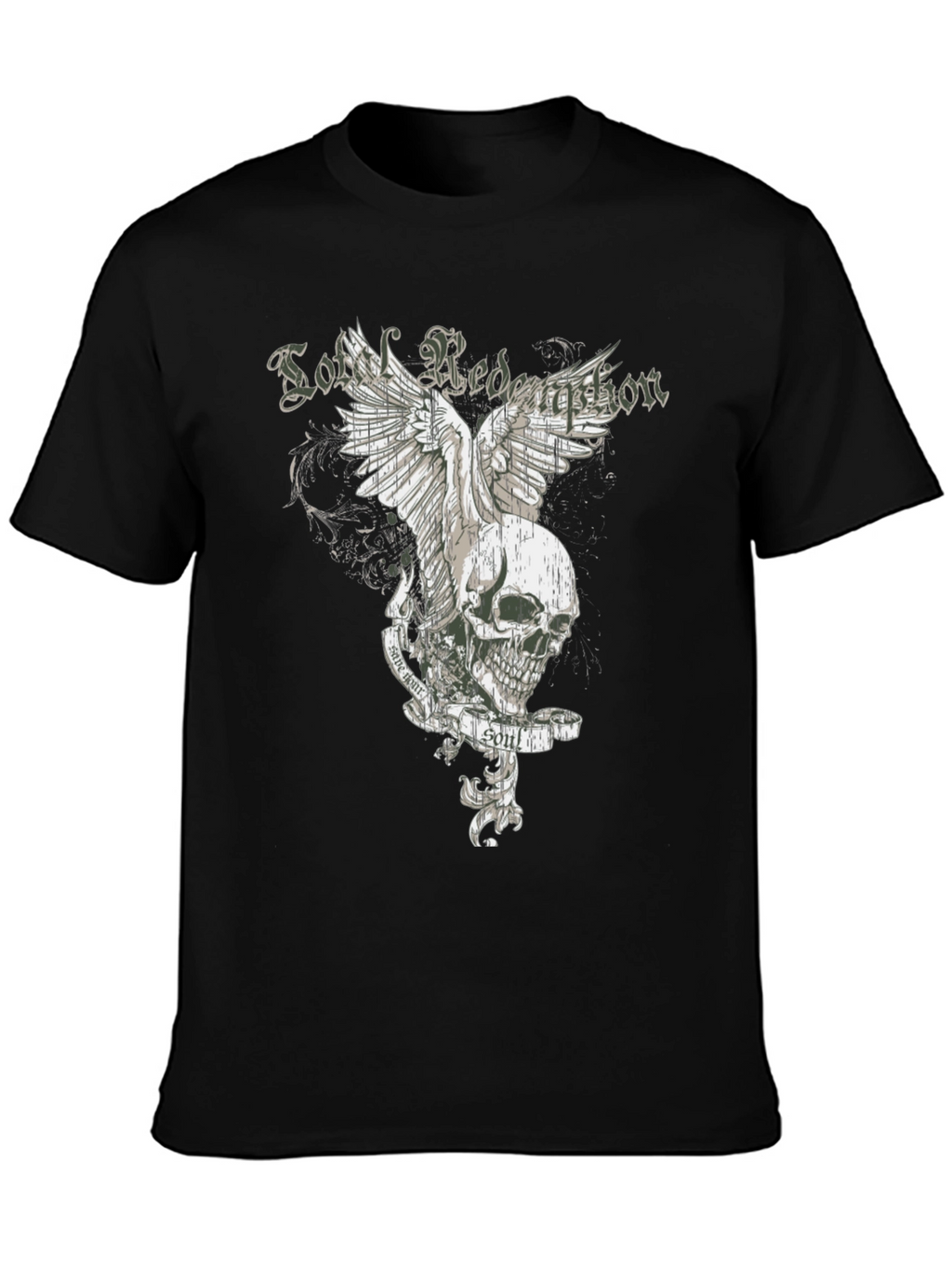 Skull & Wings Graphic Tee - Lost Redemption