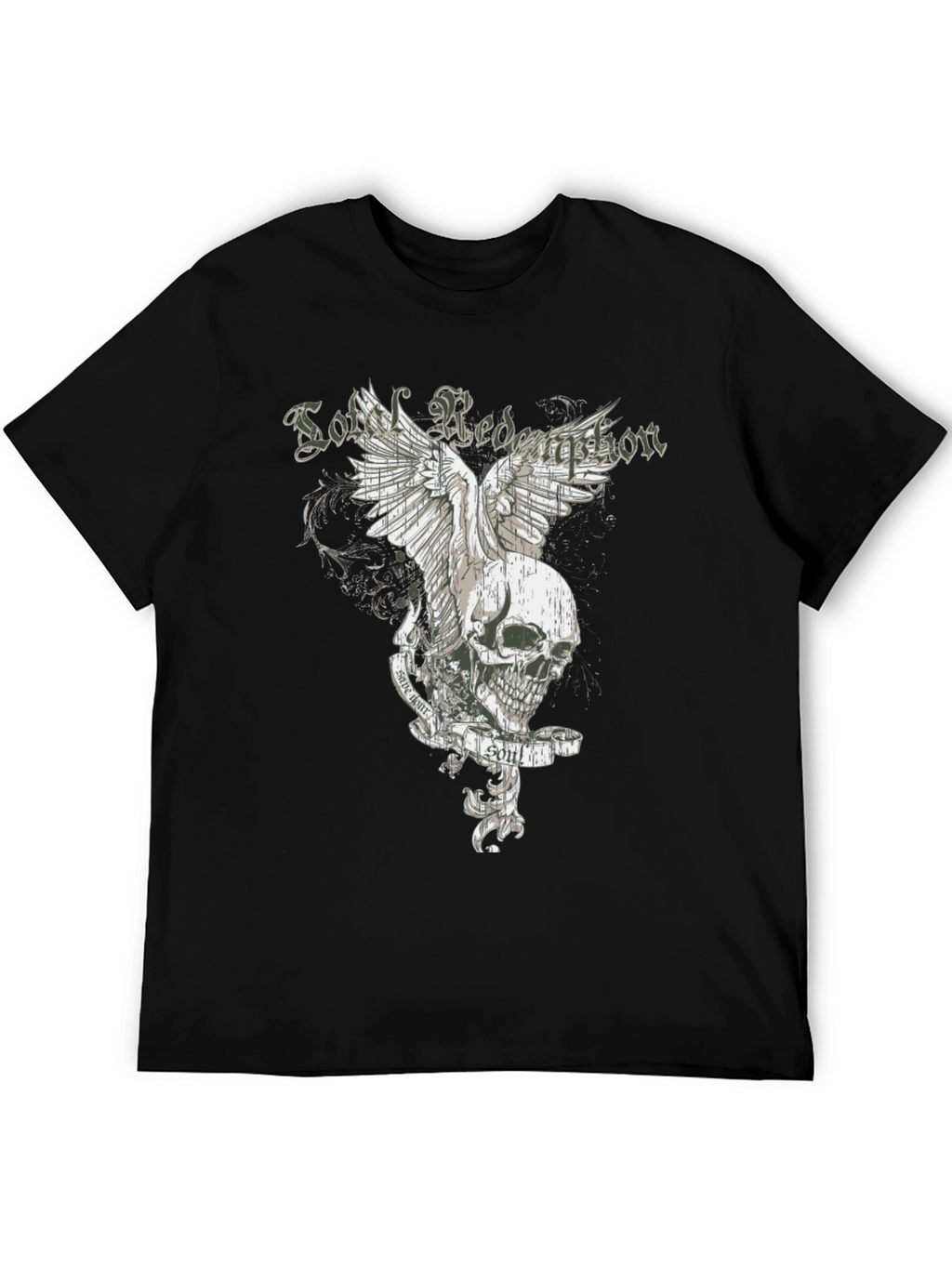 Skull & Wings Graphic Tee - Lost Redemption