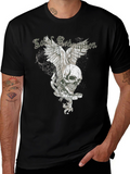 Skull & Wings Graphic Tee - Lost Redemption