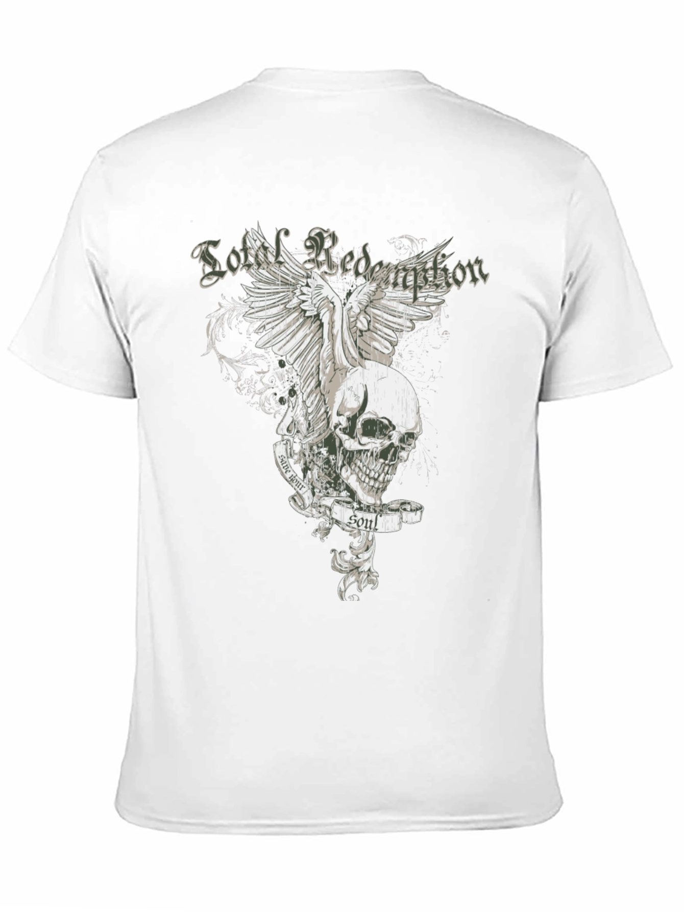Skull & Wings Graphic Tee - Lost Redemption
