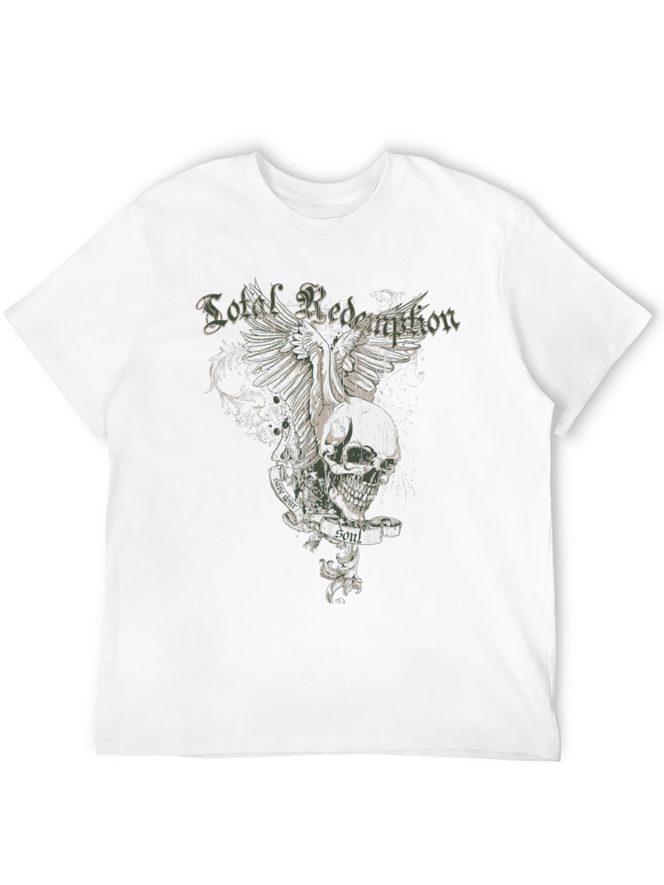 Skull & Wings Graphic Tee - Lost Redemption