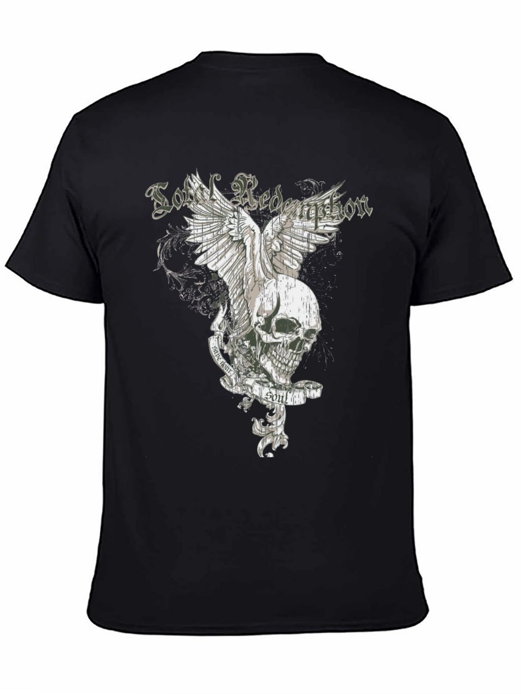 Skull & Wings Graphic Tee - Lost Redemption