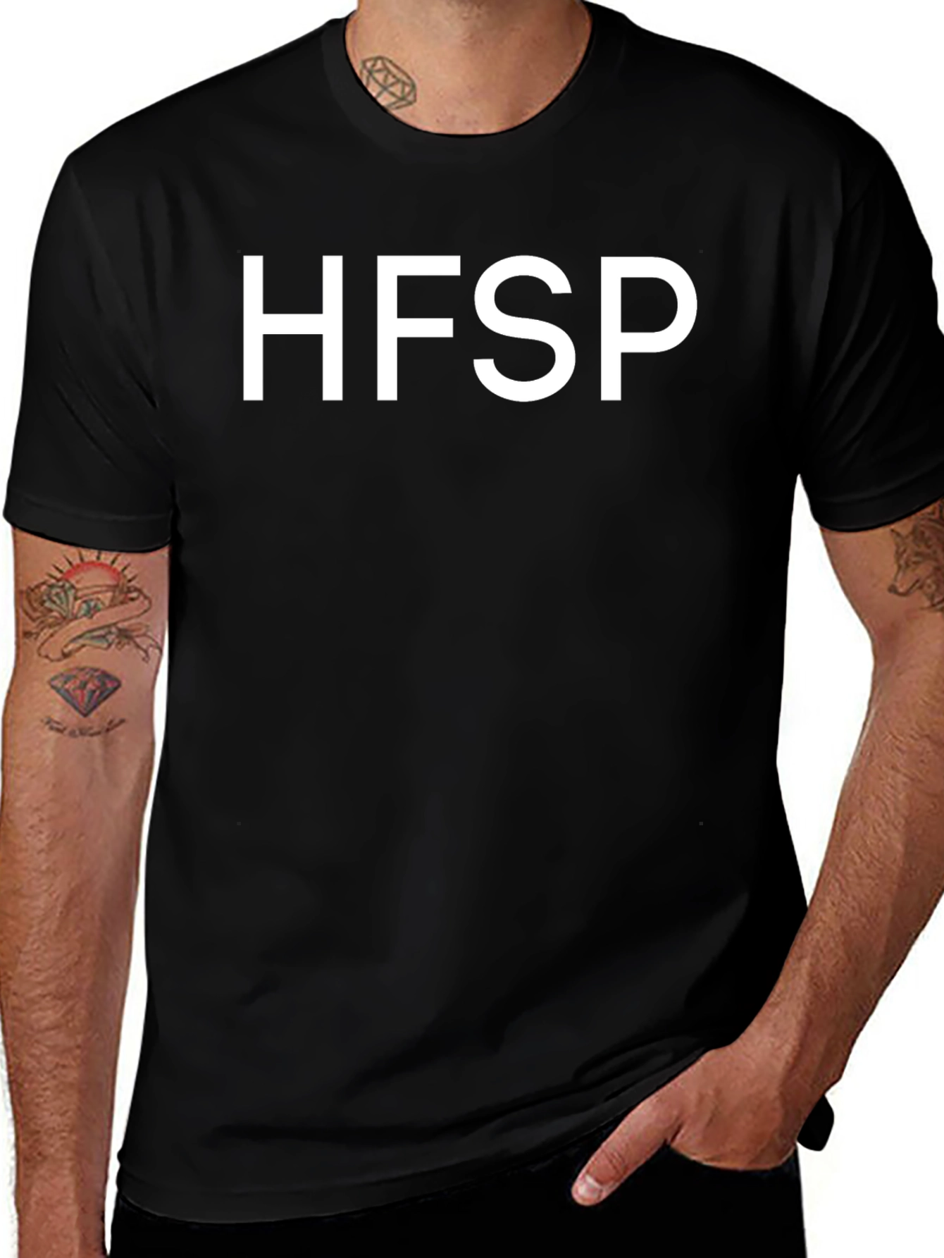 HFSP Black T-Shirt - Casual Comfort