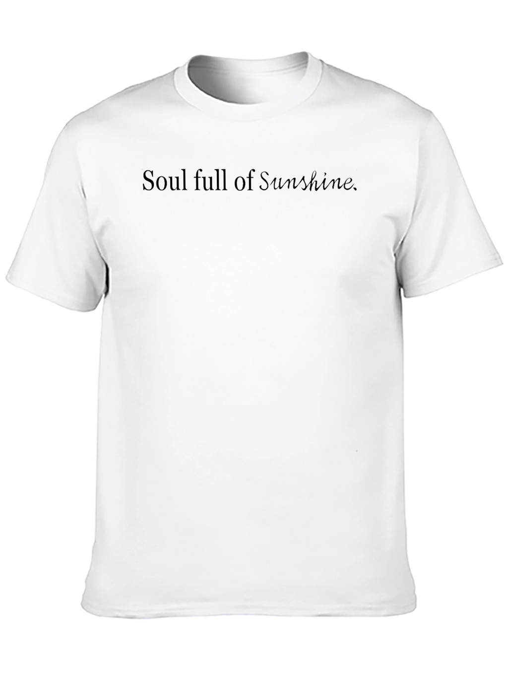 Soul Full of Sunshine Black Tee