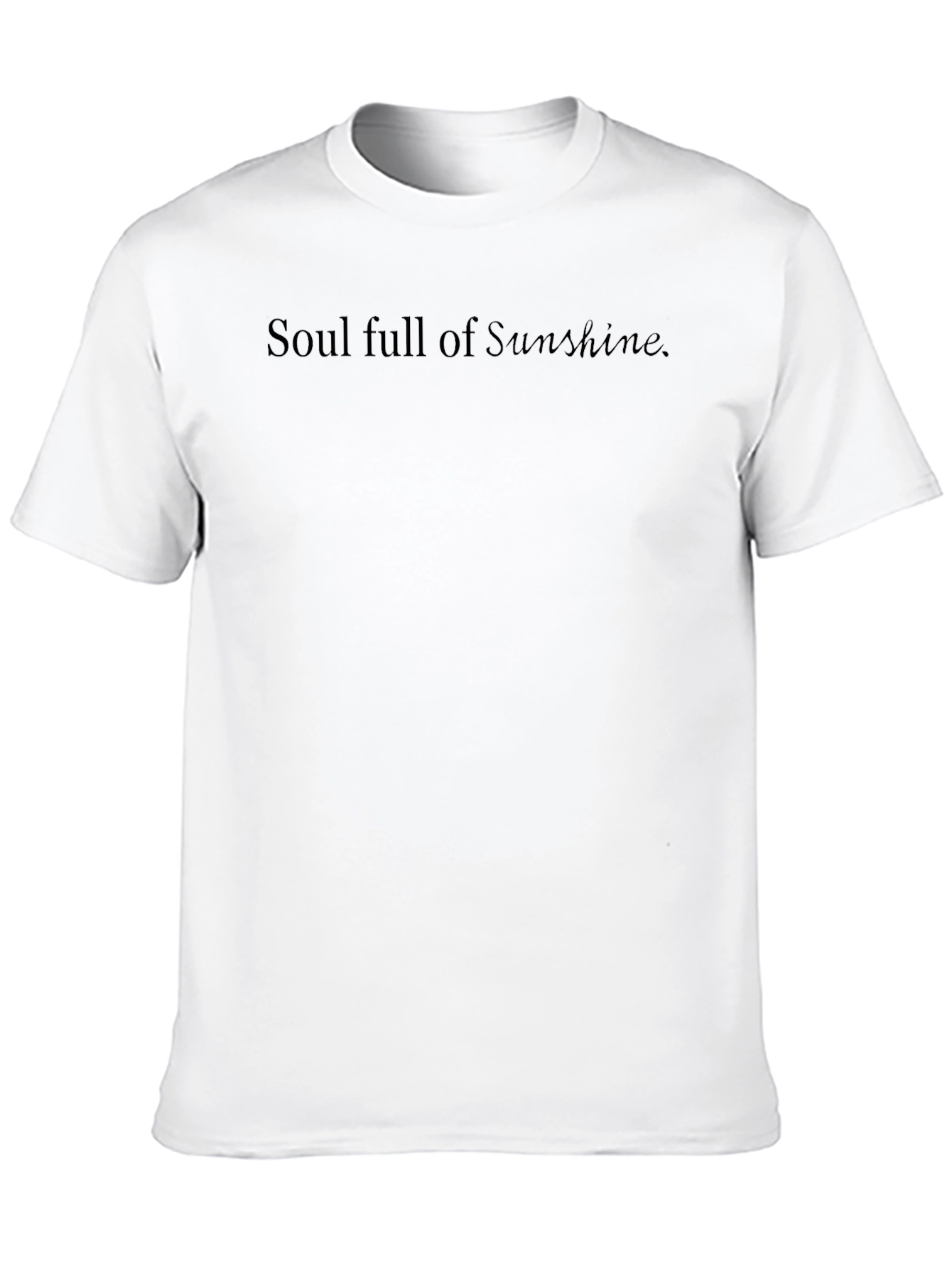 Soul Full of Sunshine Black Tee