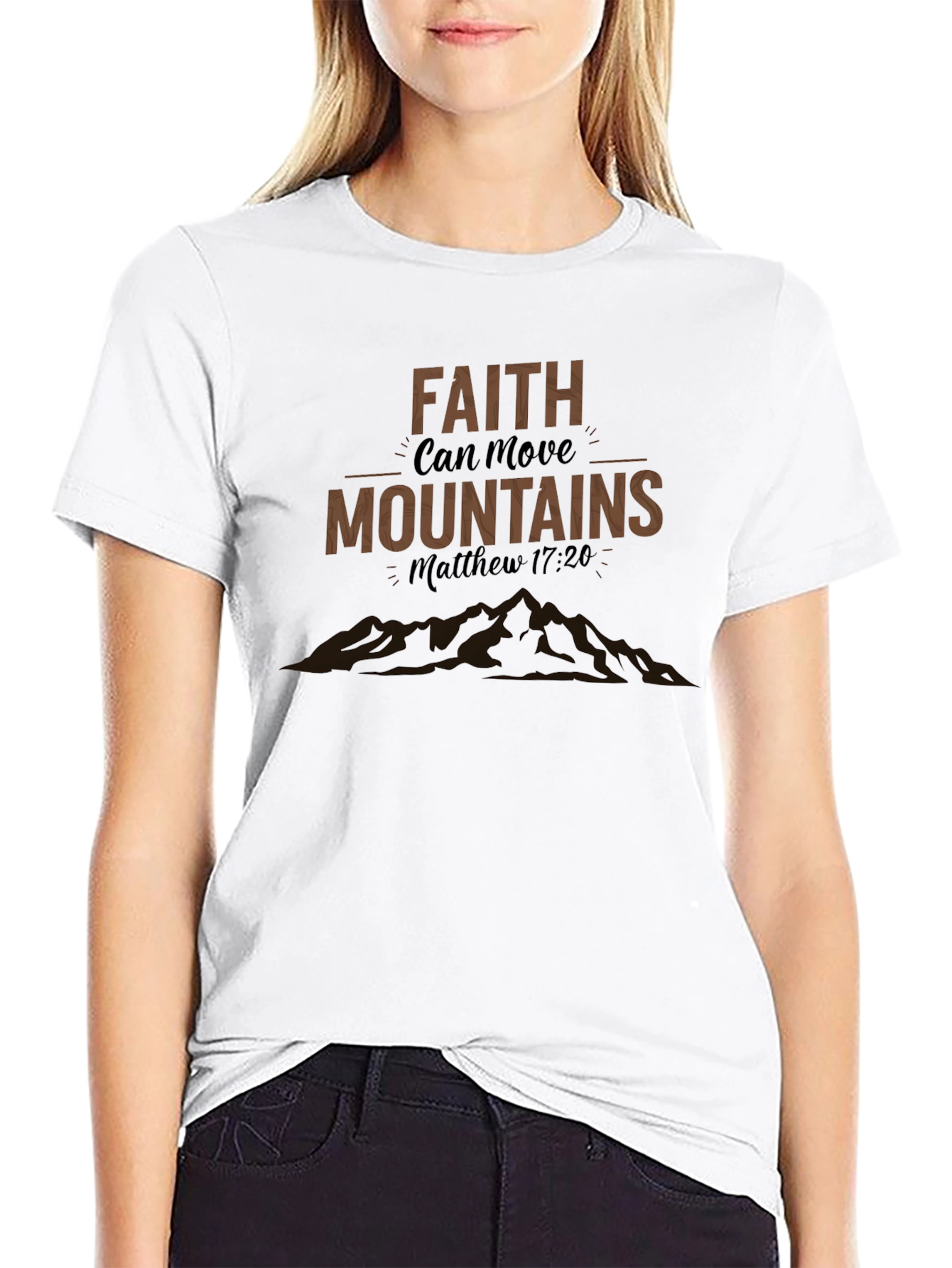 Faith Can Move Mountains Graphic Tee