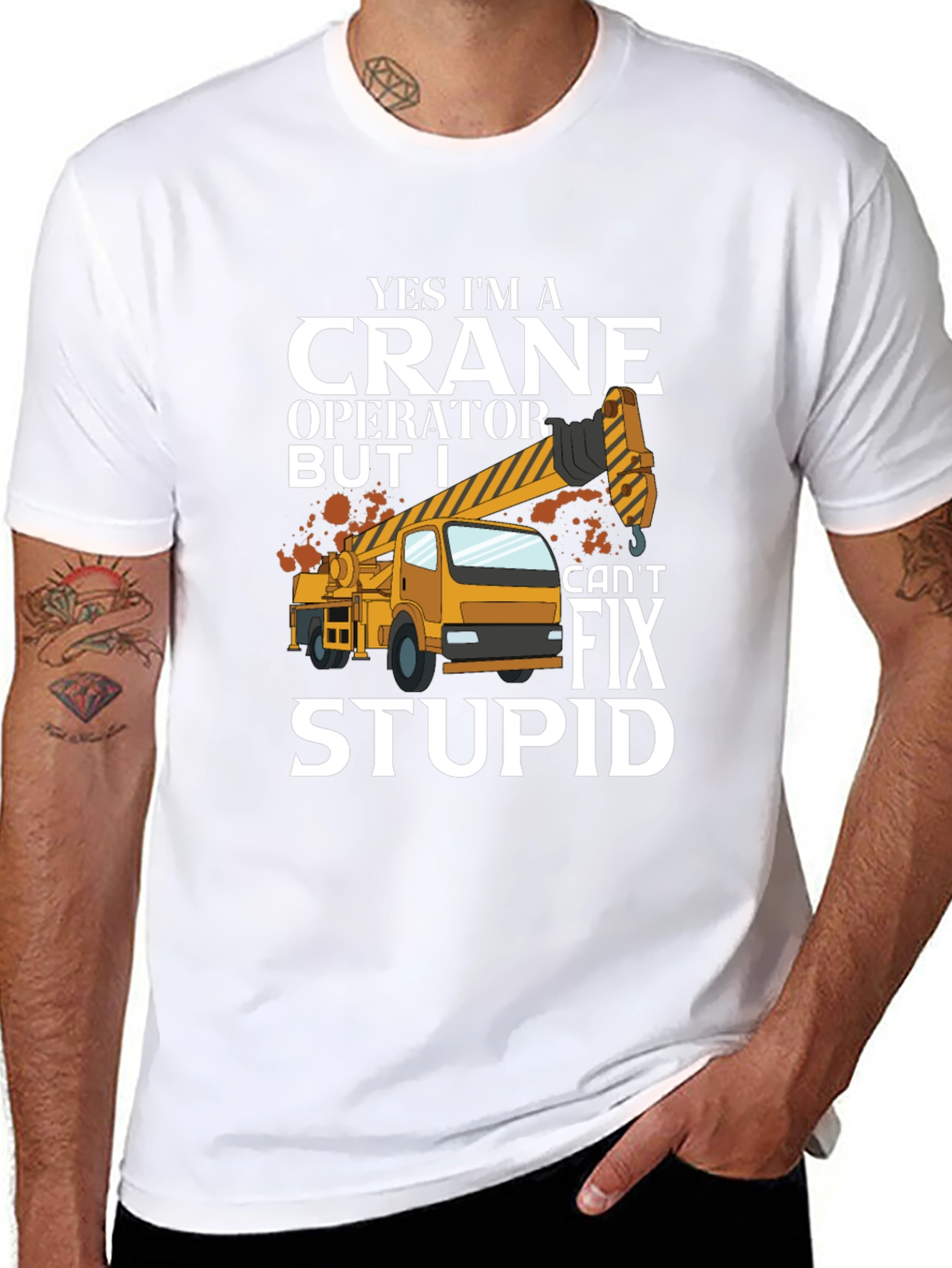 Crane Operator Humor T-Shirt