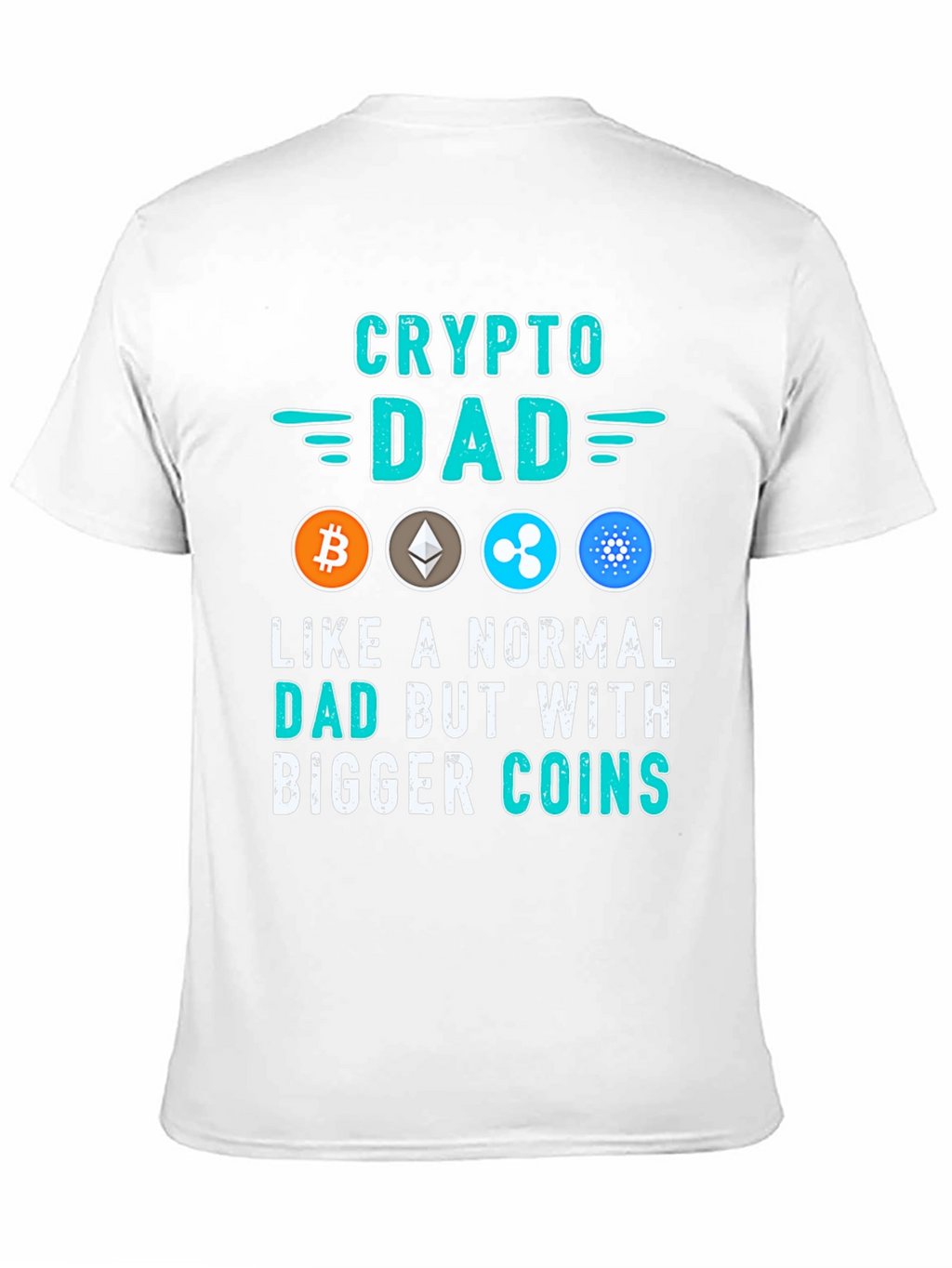 Crypto Dad T-Shirt - Bitcoin Ethereum & More!