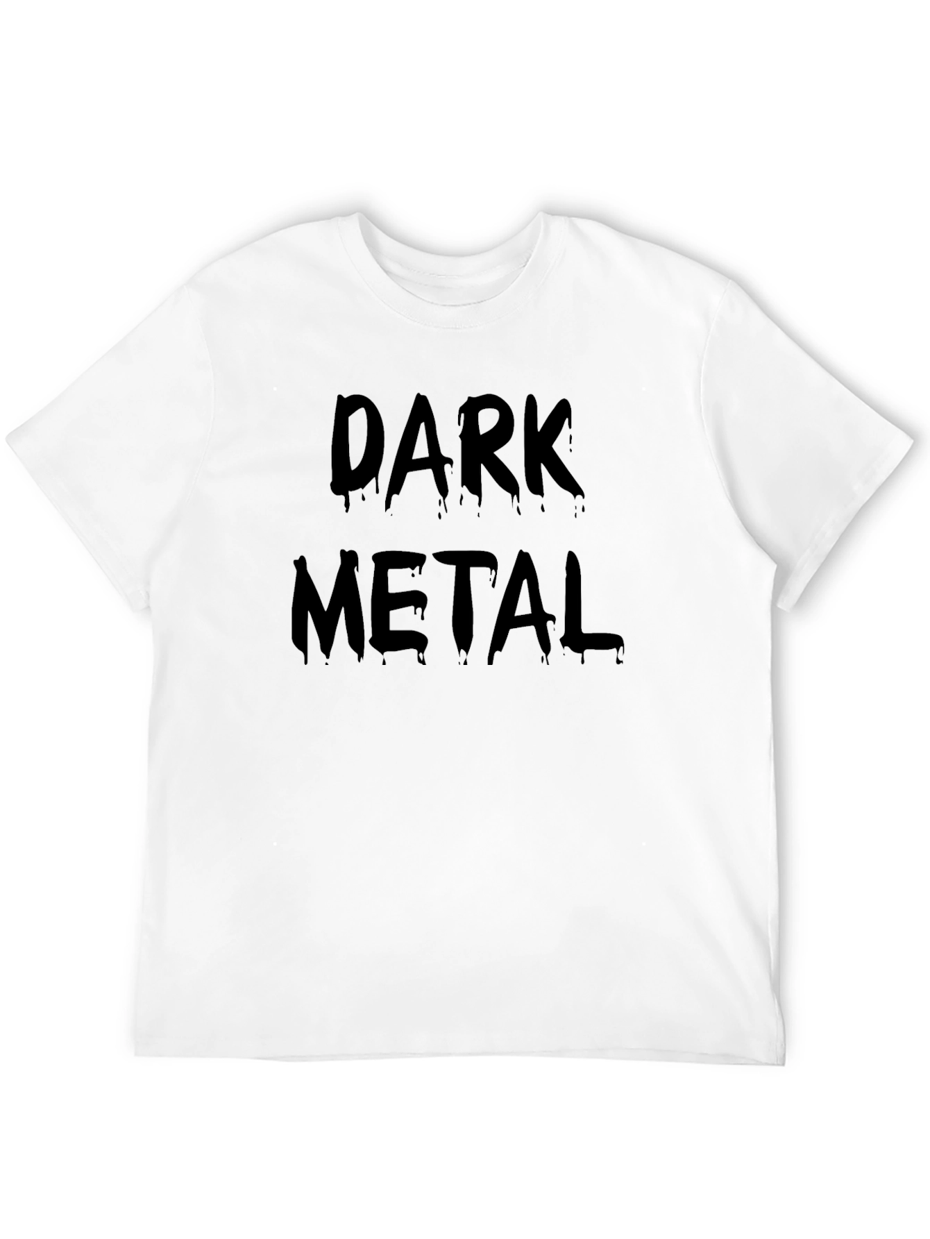 Dark Metal Black T-Shirt - Graphic Tee