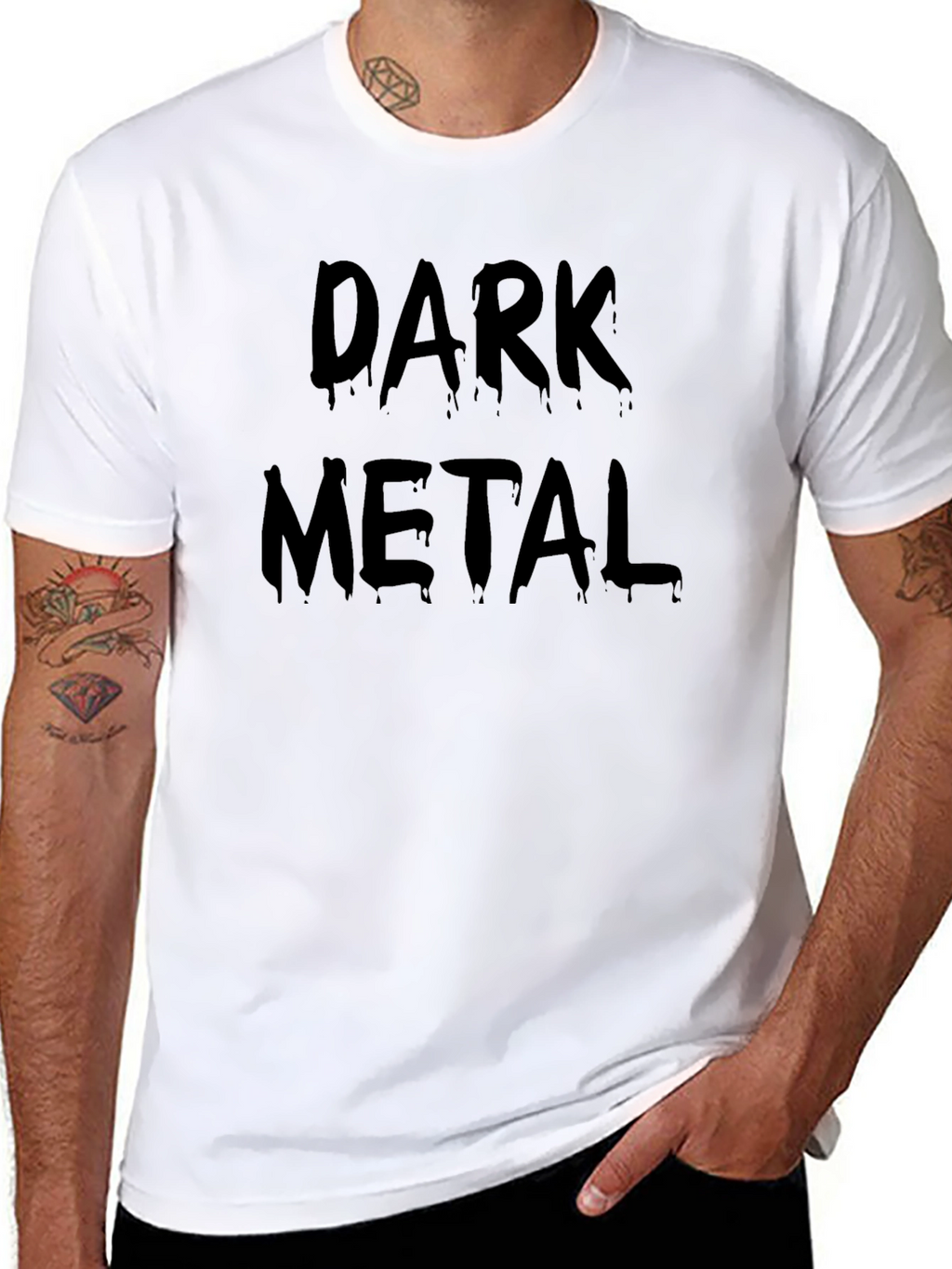 Dark Metal Black T-Shirt - Graphic Tee