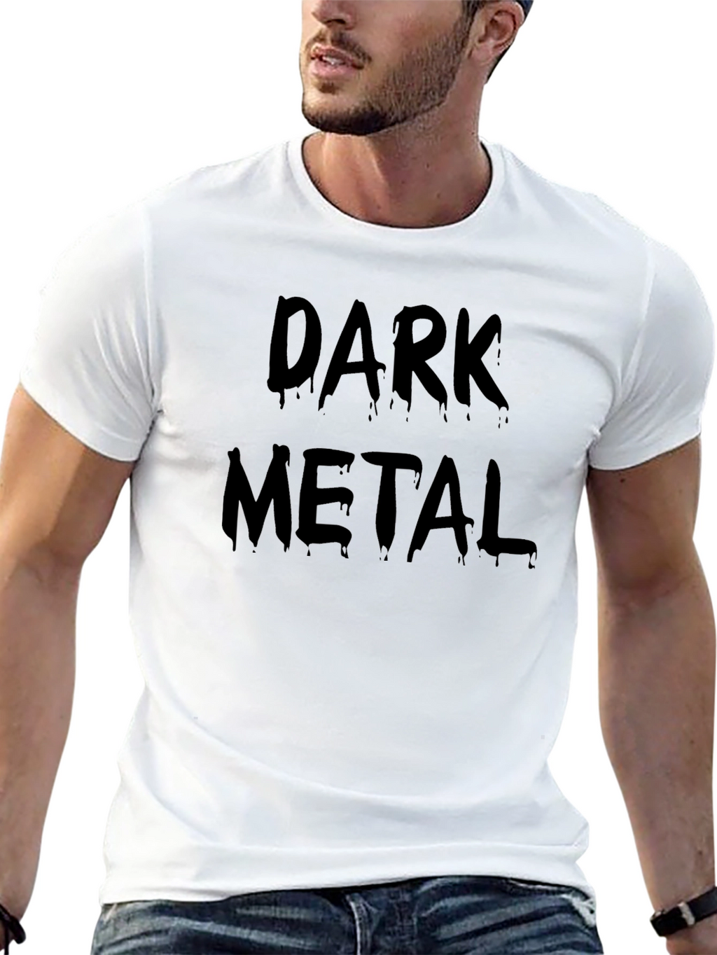 Dark Metal Black T-Shirt - Graphic Tee