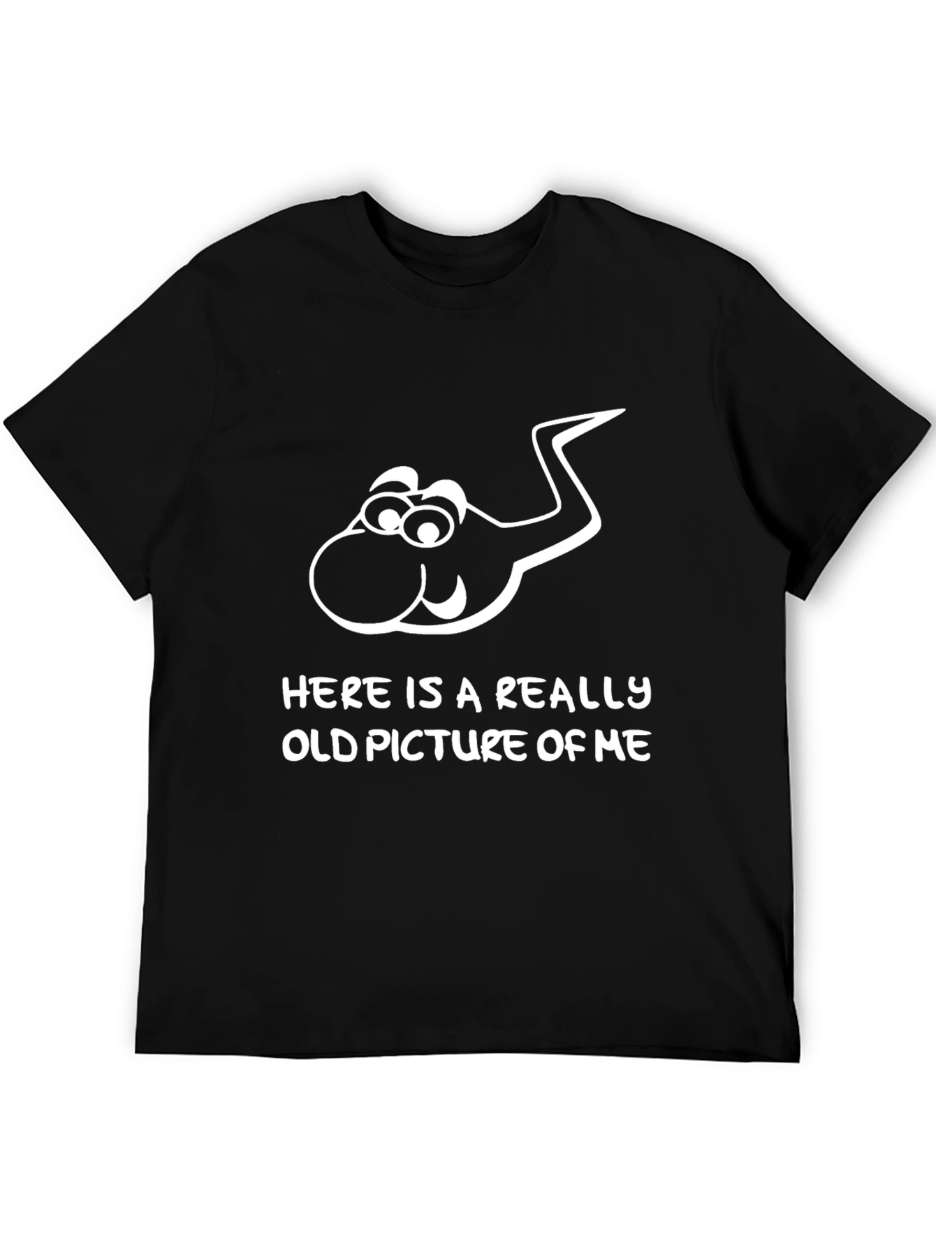 Funny Old Picture Graphic T-Shirt