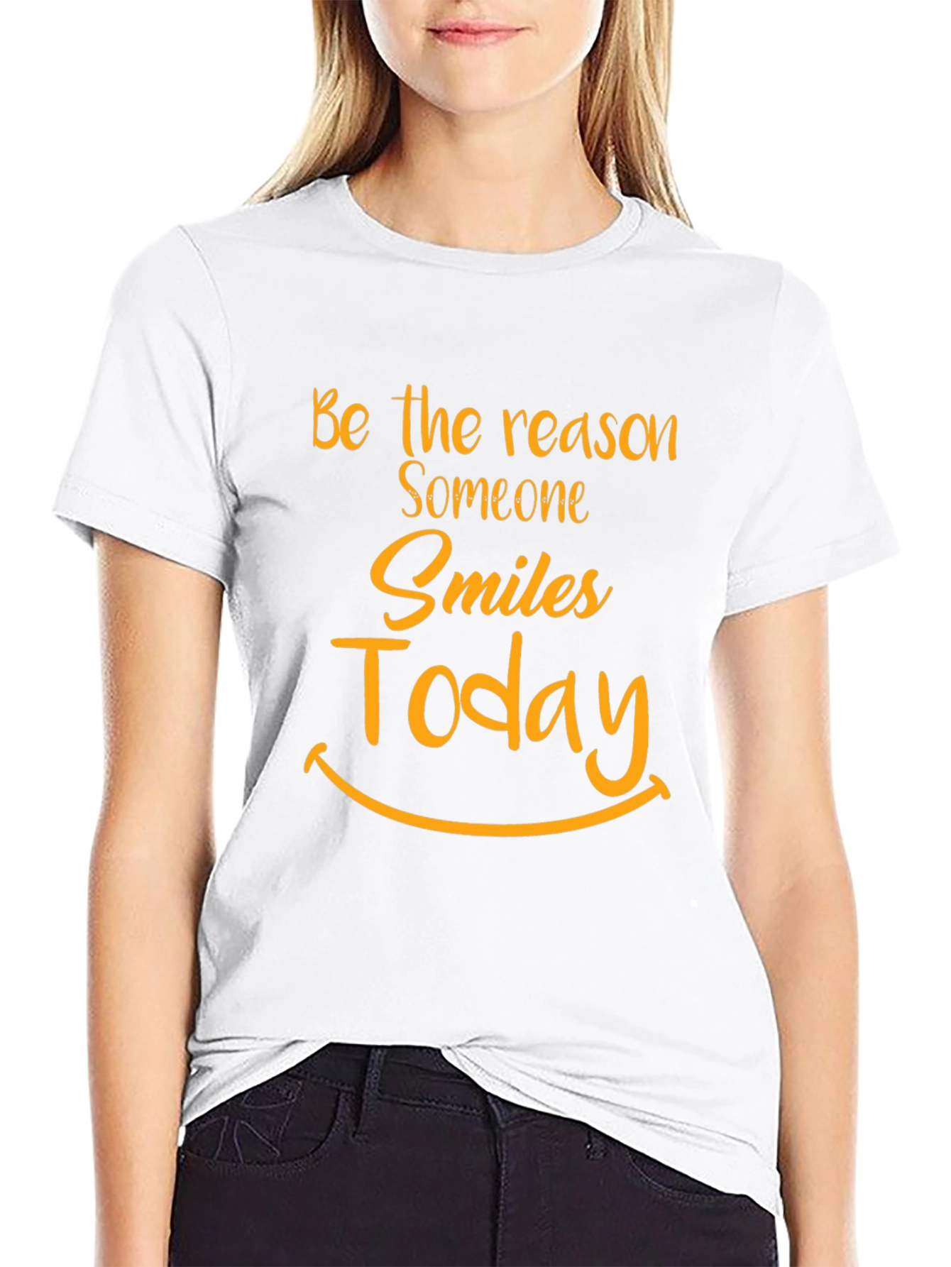 Inspirational Smile Today Graphic Tee