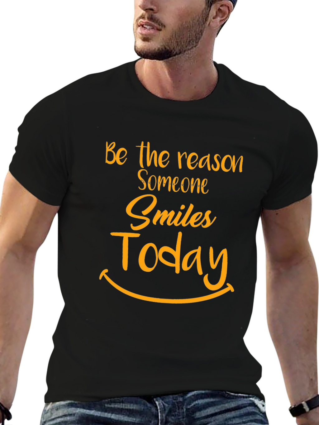 Inspirational Smile Today Graphic Tee