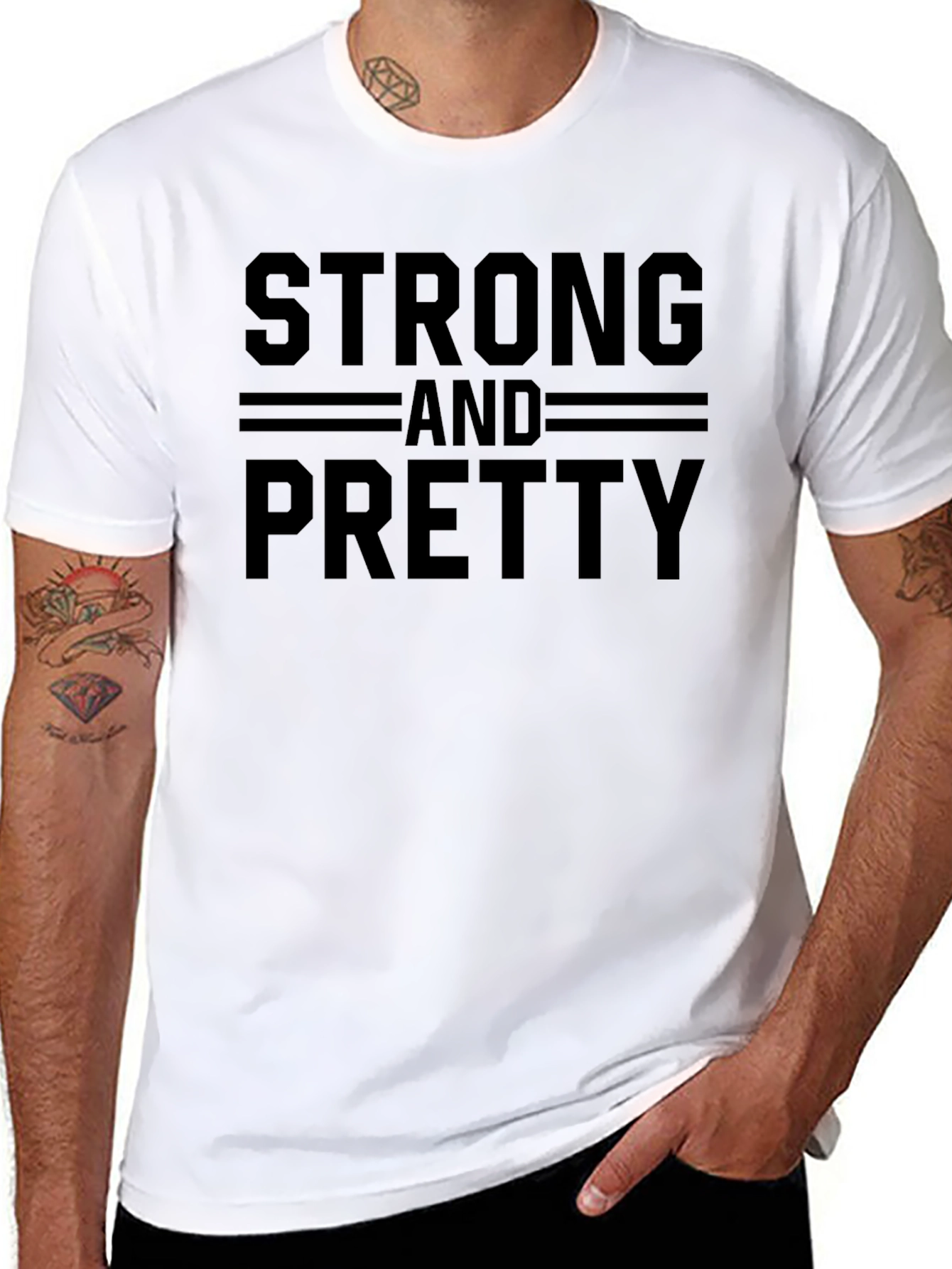 Strong and Pretty Graphic T-Shirt