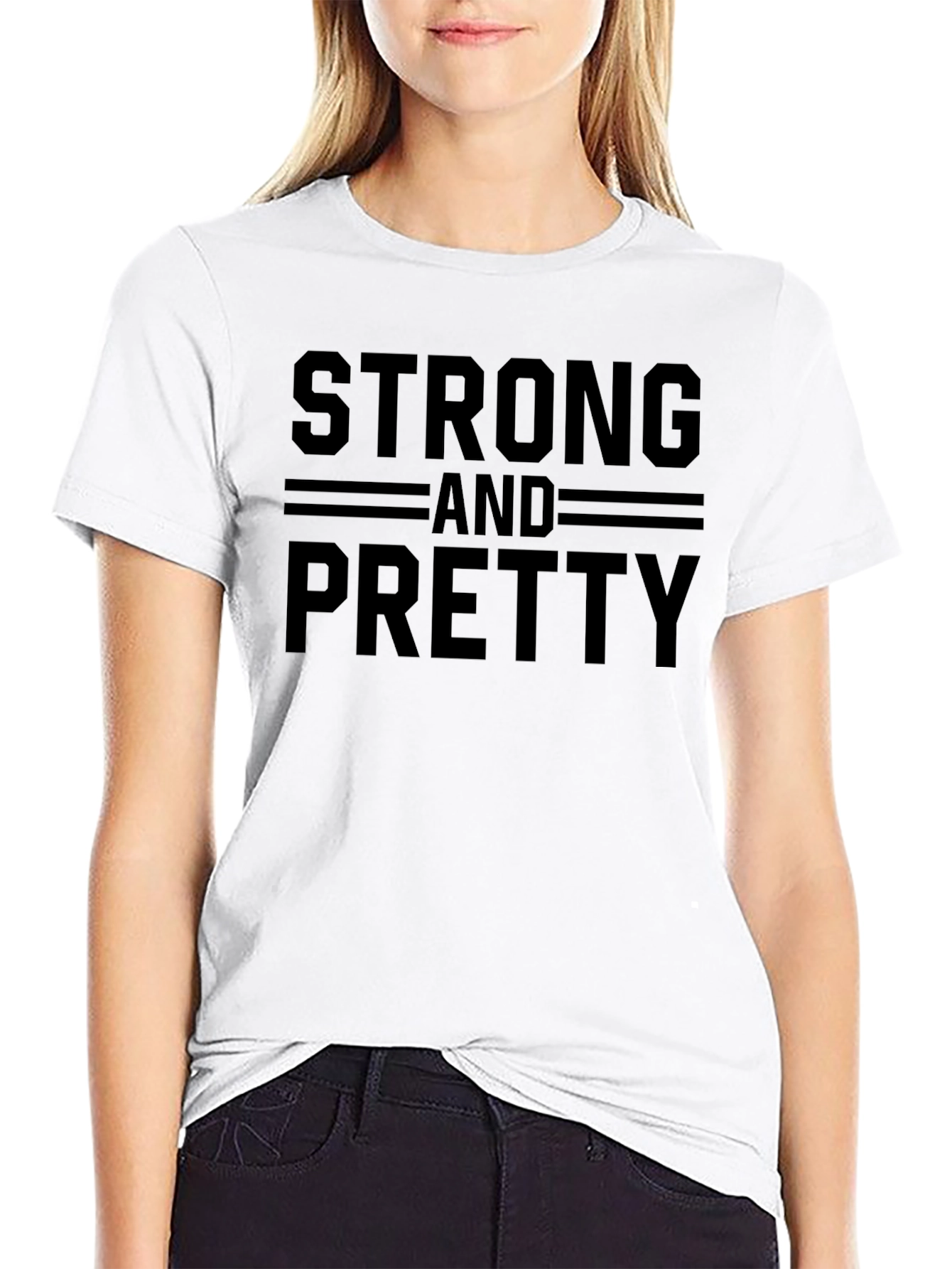 Strong and Pretty Graphic T-Shirt