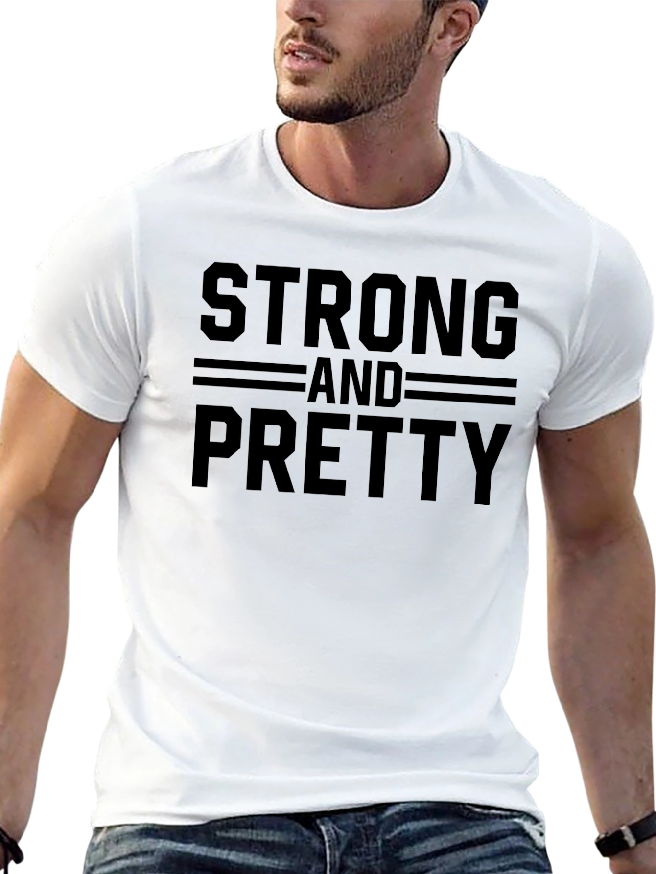 Strong and Pretty Graphic T-Shirt