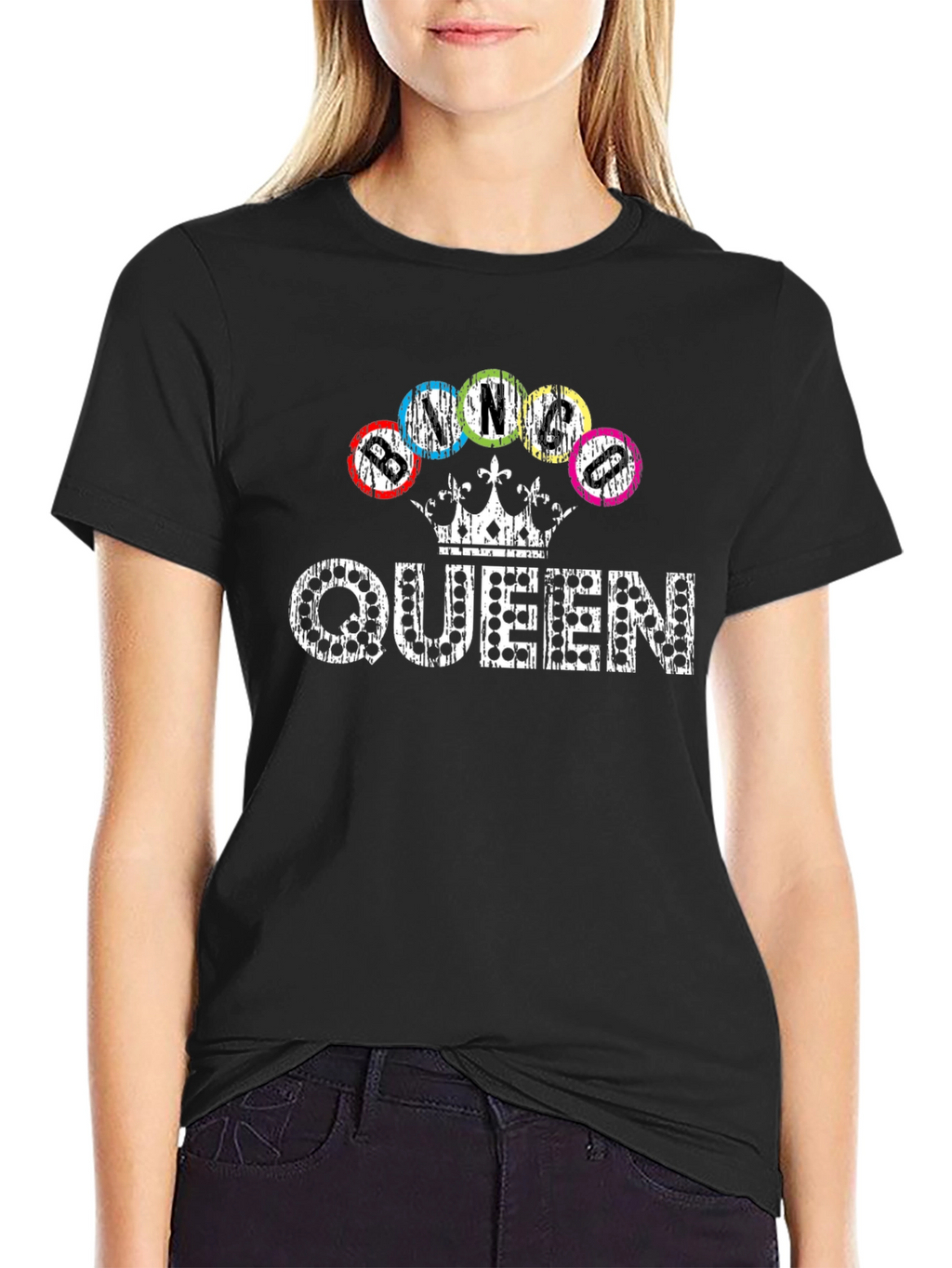 Bingo Queen Black T-Shirt