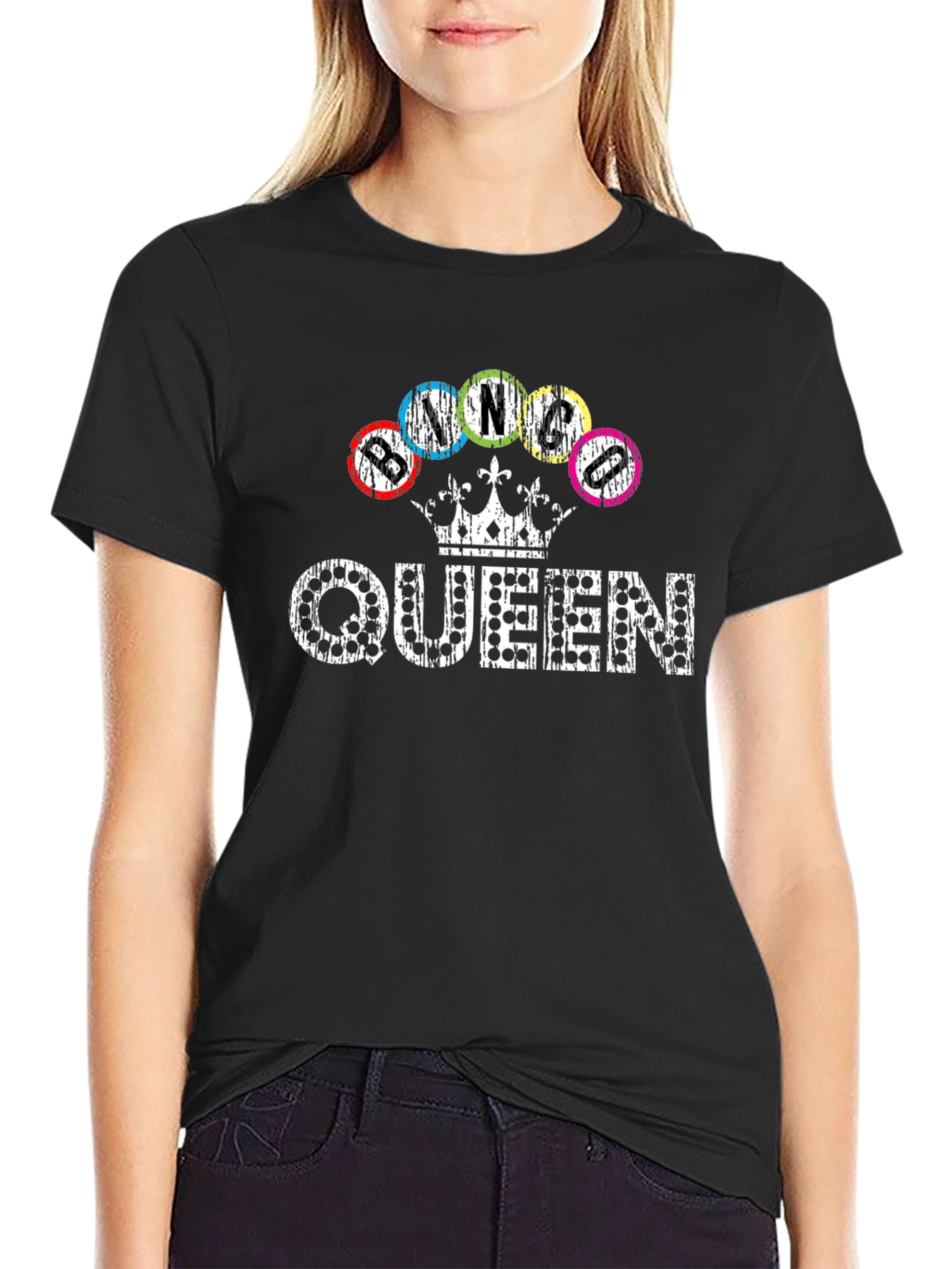Bingo Queen Black T-Shirt