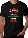 Santas Favorite Massage Therapist Graphic Tee