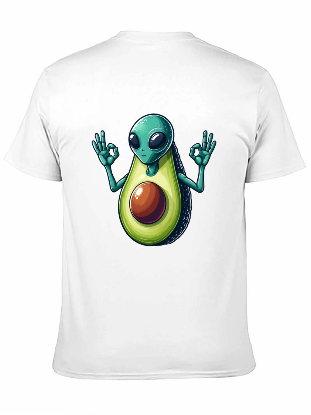 Alien Avocado T-Shirt - Funny Graphic Tee