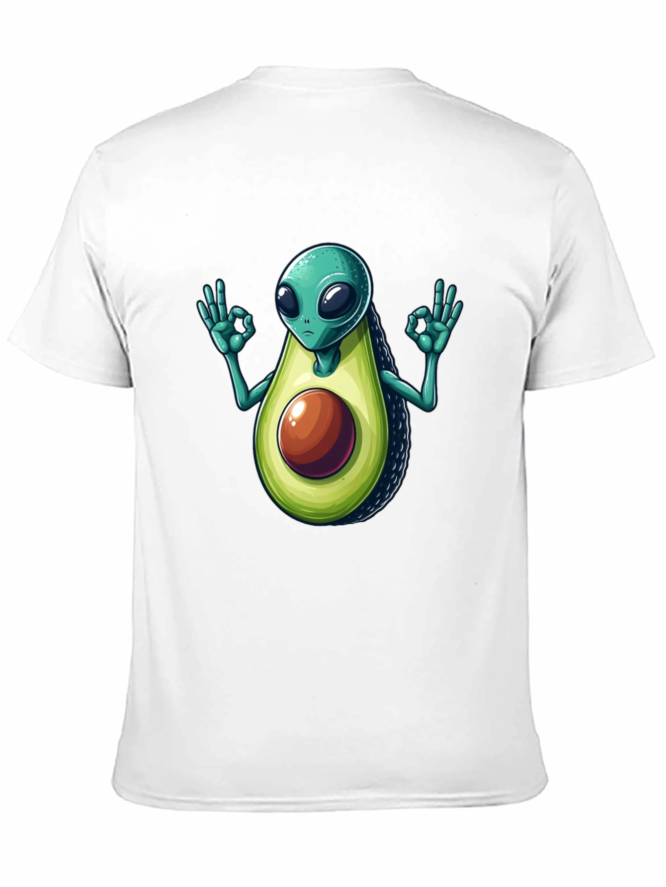 Alien Avocado T-Shirt - Funny Graphic Tee