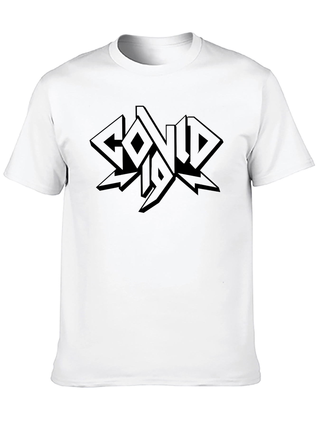 COVID-19 Heavy Metal T-Shirt - Black