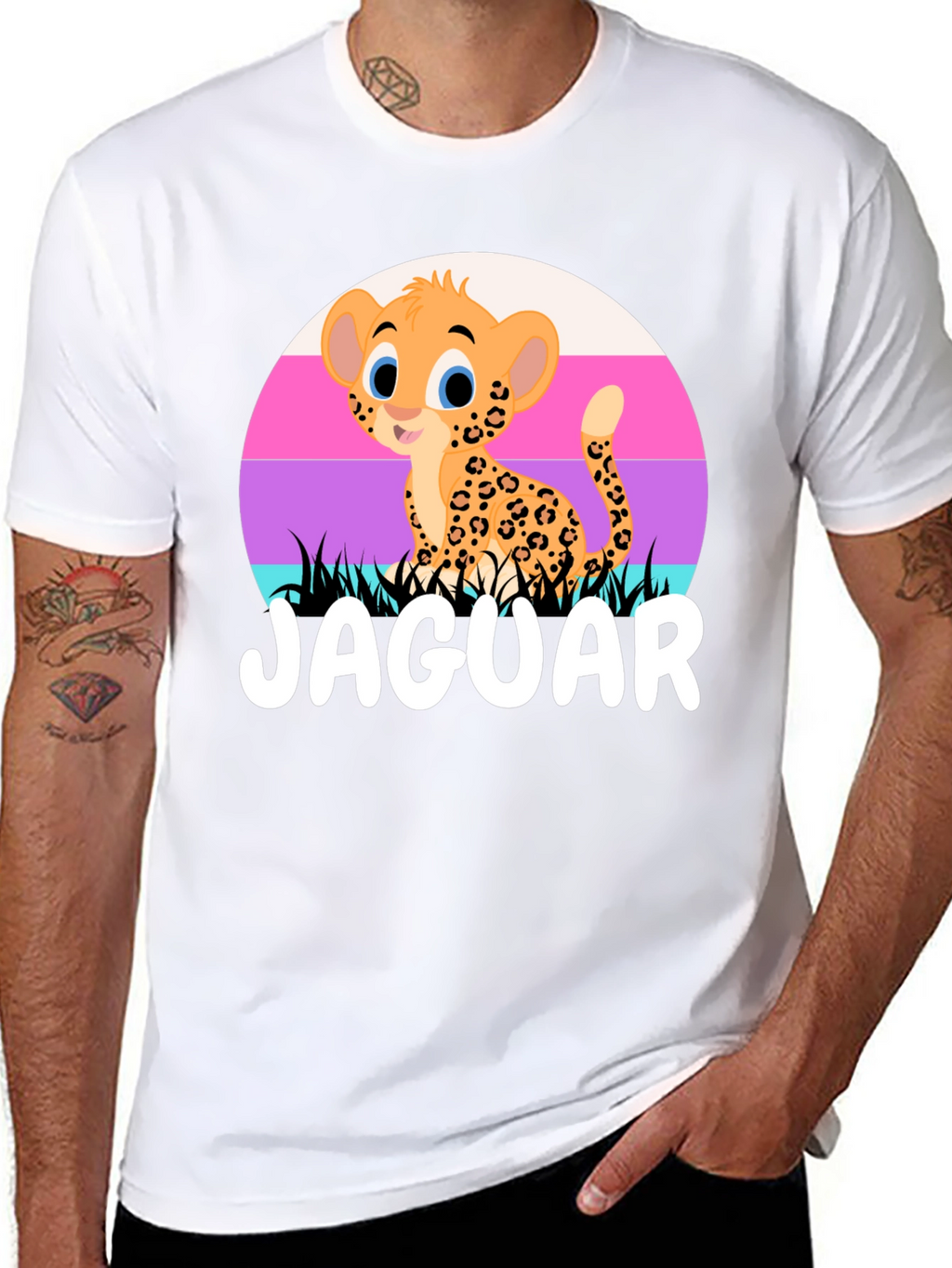 Cute Jaguar Cub T-Shirt - Cartoon Design