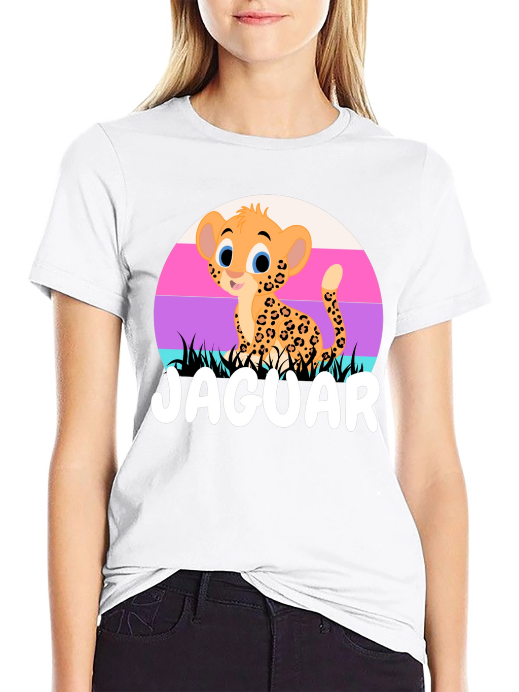 Cute Jaguar Cub T-Shirt - Cartoon Design